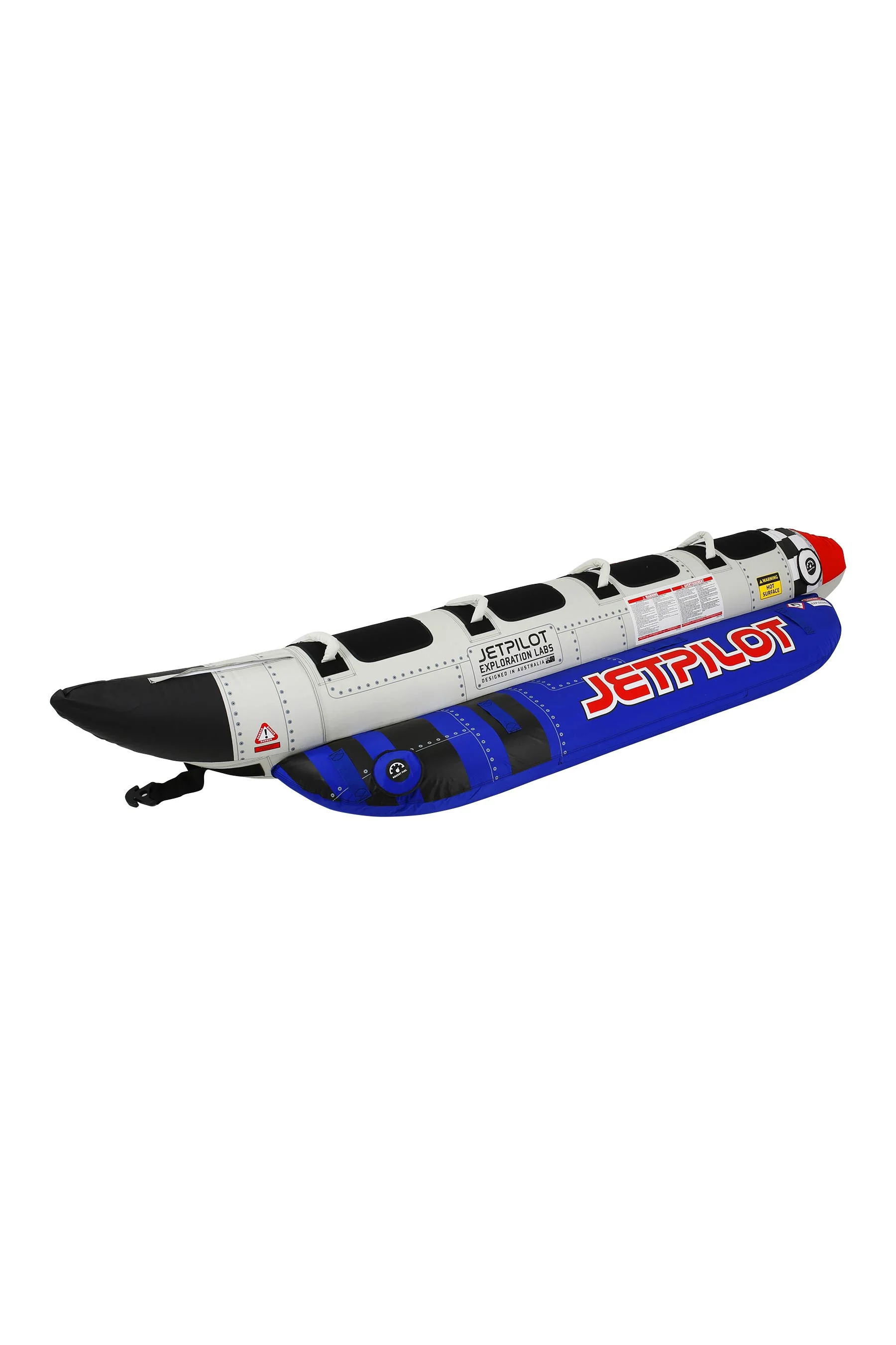 Jetpilot Blast Off 4 Person Towable Tube - Silver - Image 4