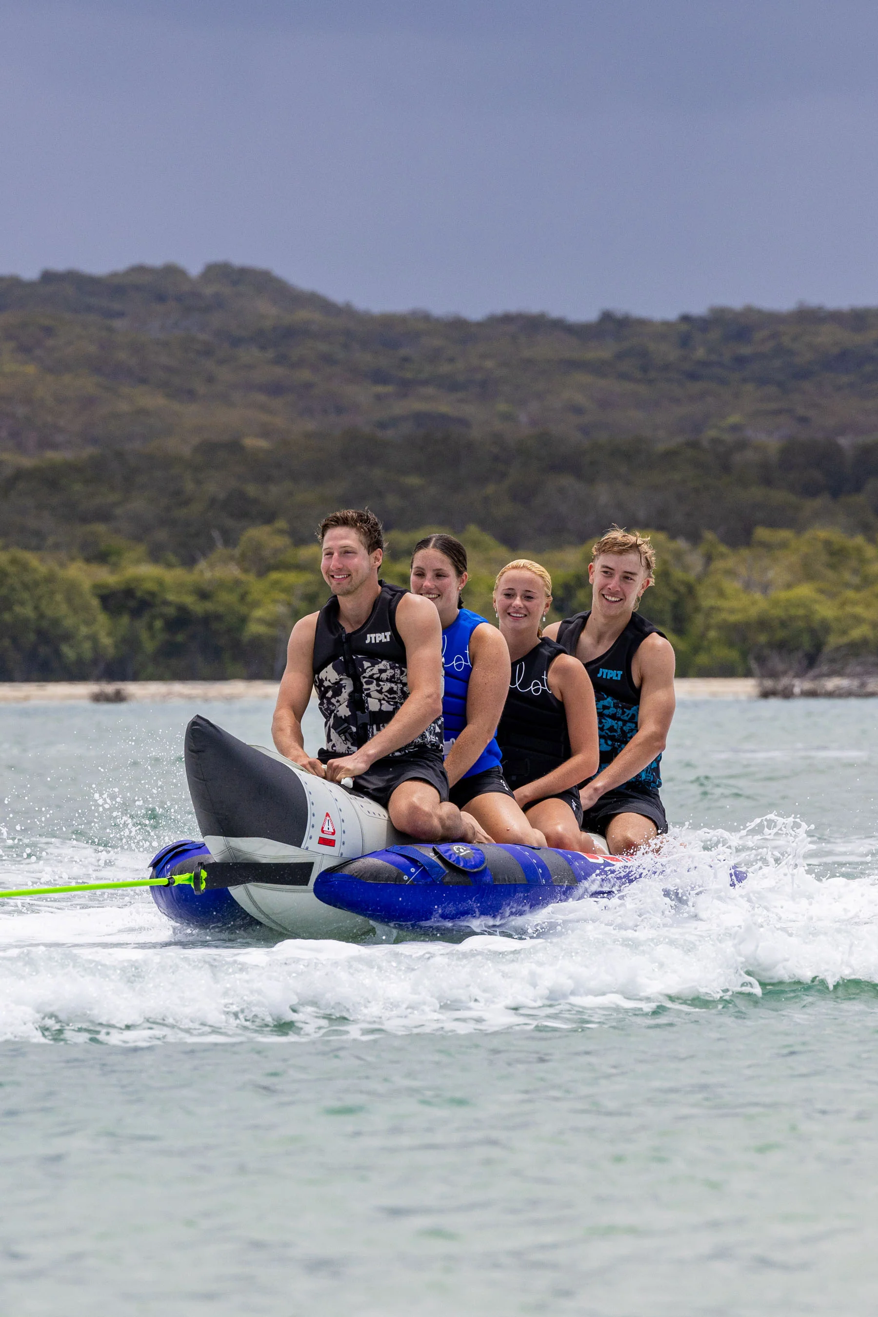 Jetpilot Blast Off 4 Person Towable Tube - Silver - Image 6