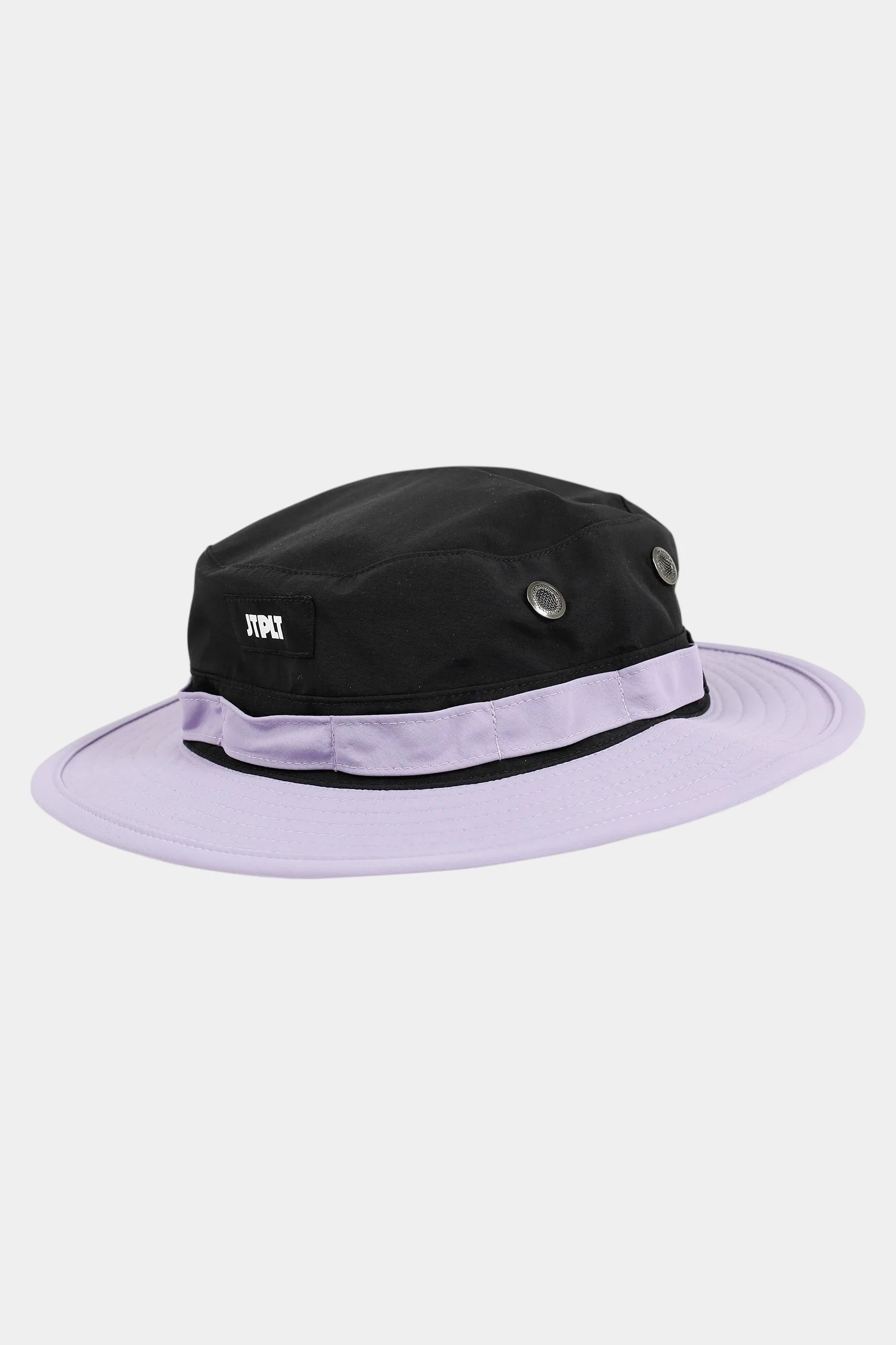 Jetpilot Boonie Nylon Short Brim - Black/Lavender - Image 4