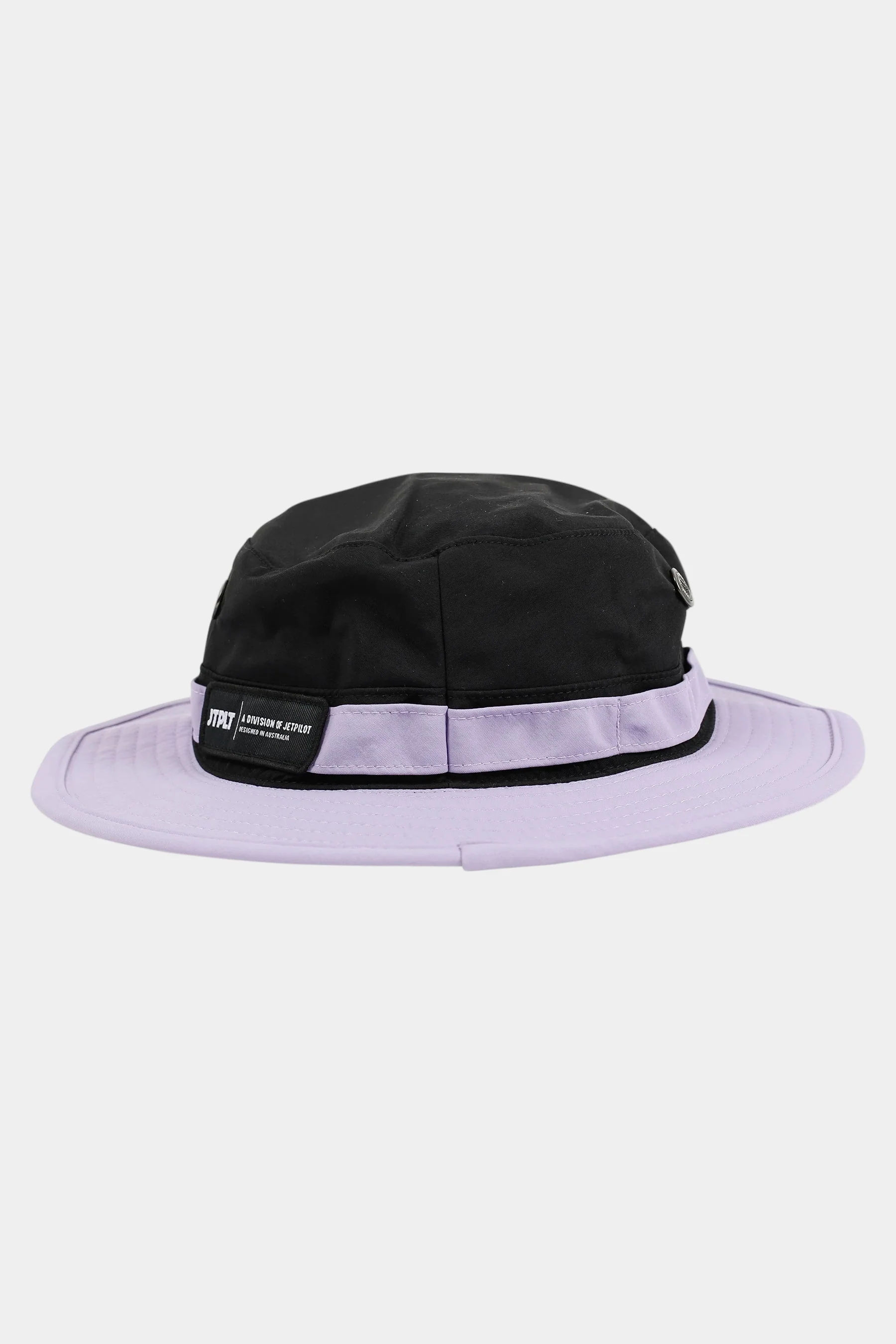 Jetpilot Boonie Nylon Short Brim - Black/Lavender - Image 5