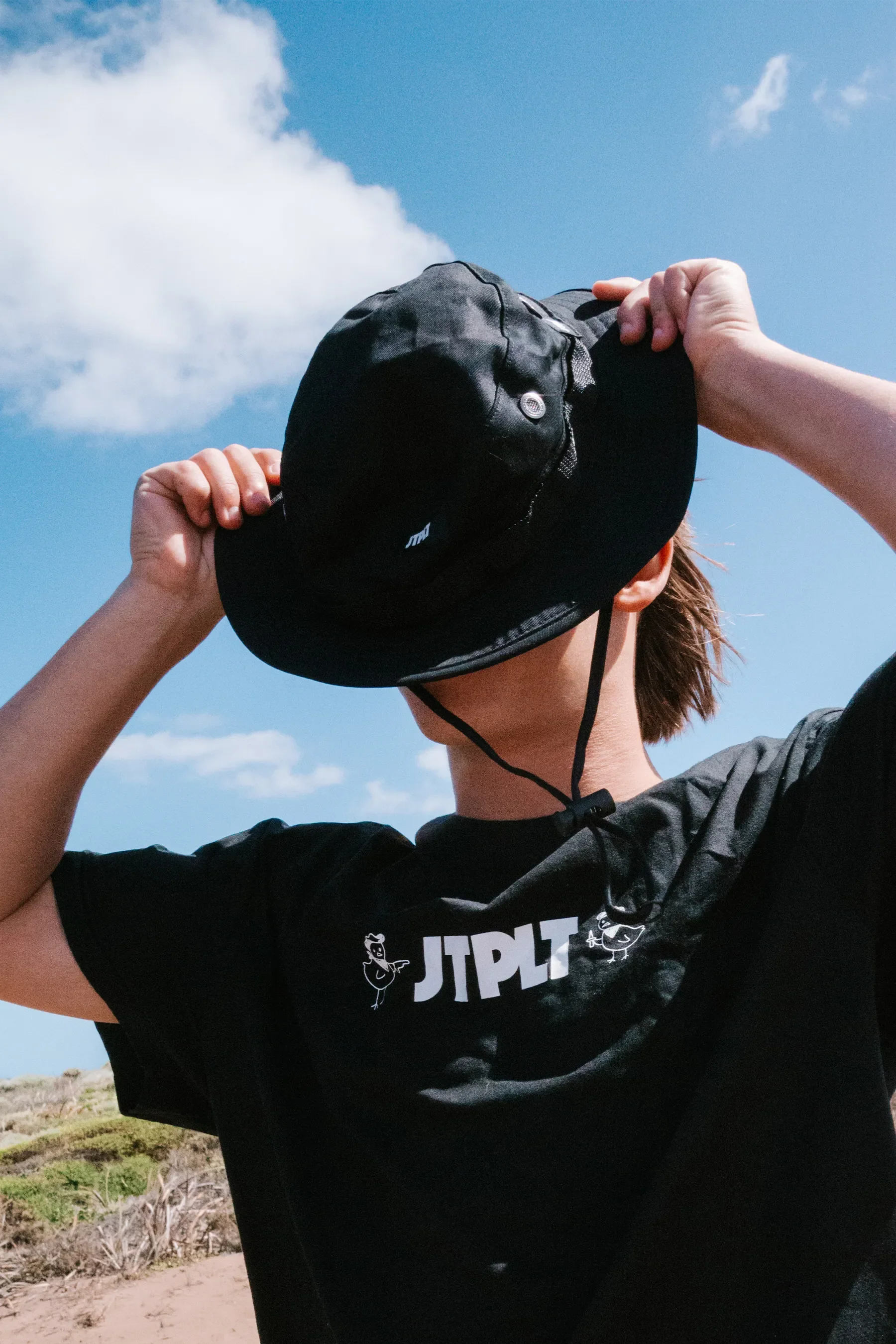 Jetpilot Boonie Twill Short Brim - Black - Image 2