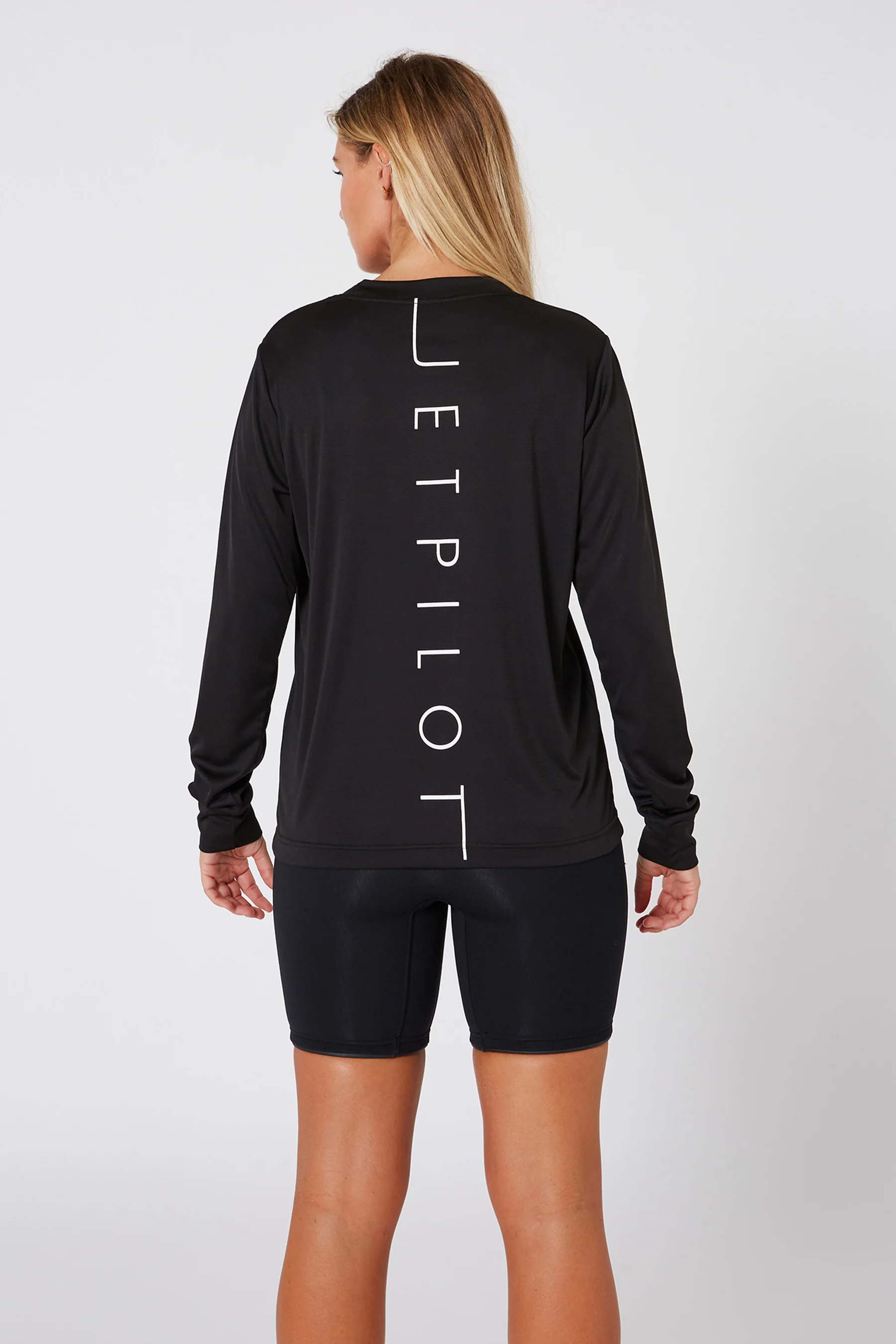 Jetpilot Cause Hydro Ladies LS Tee - Black - Image 5