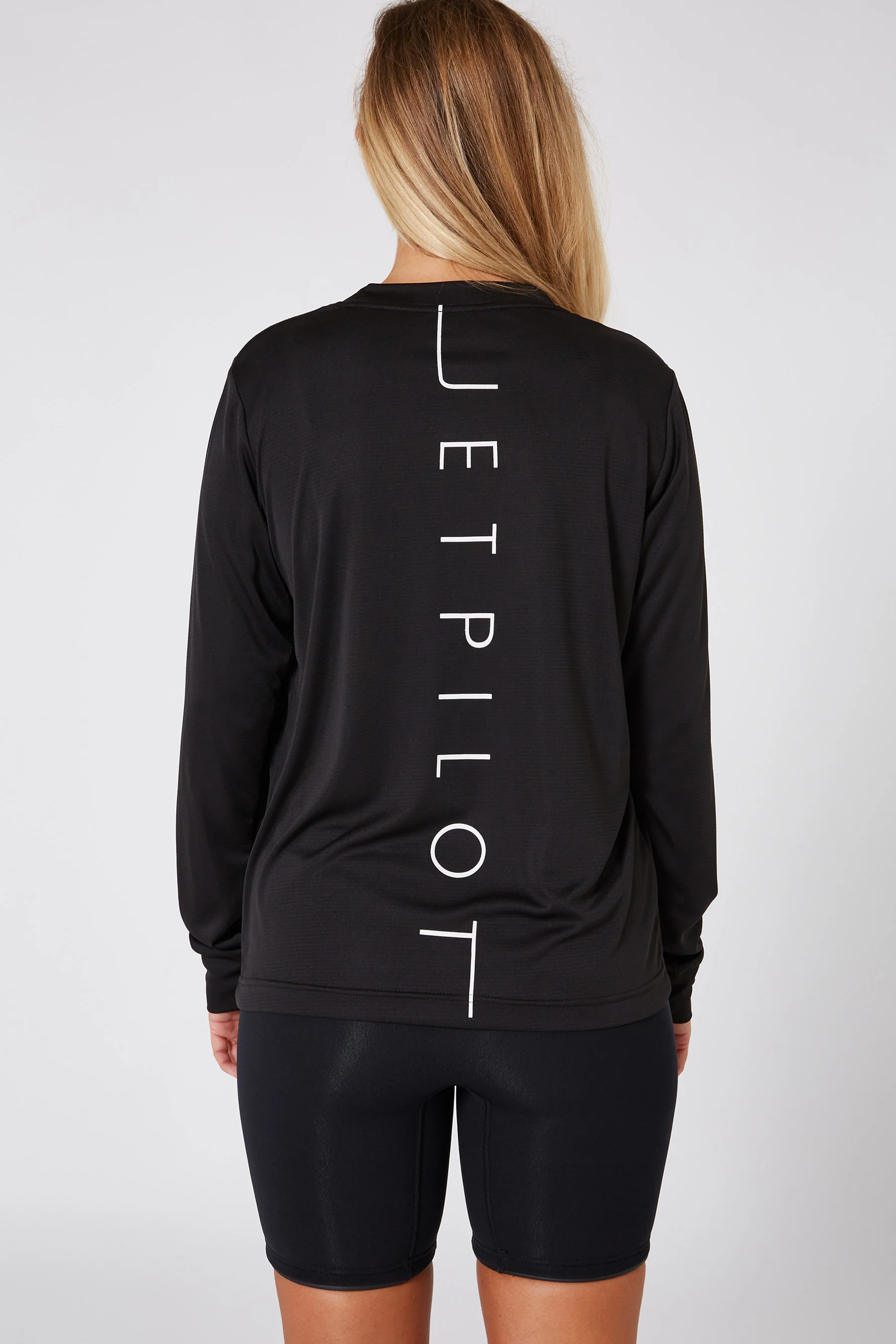 Jetpilot Cause Hydro Ladies LS Tee - Black - Image 7