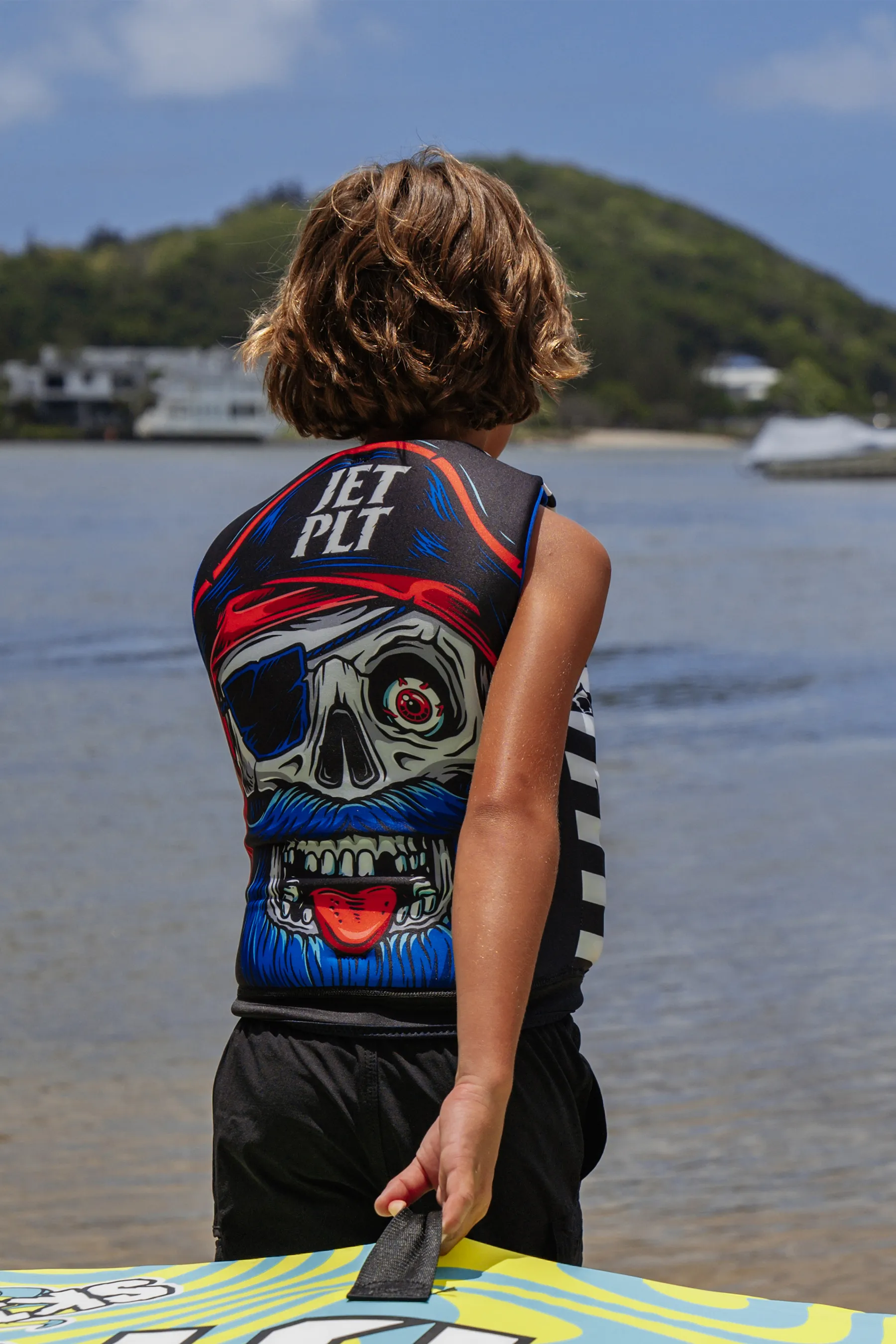 Jetpilot Cause Kids Life Jacket - Pirate Black - Image 4