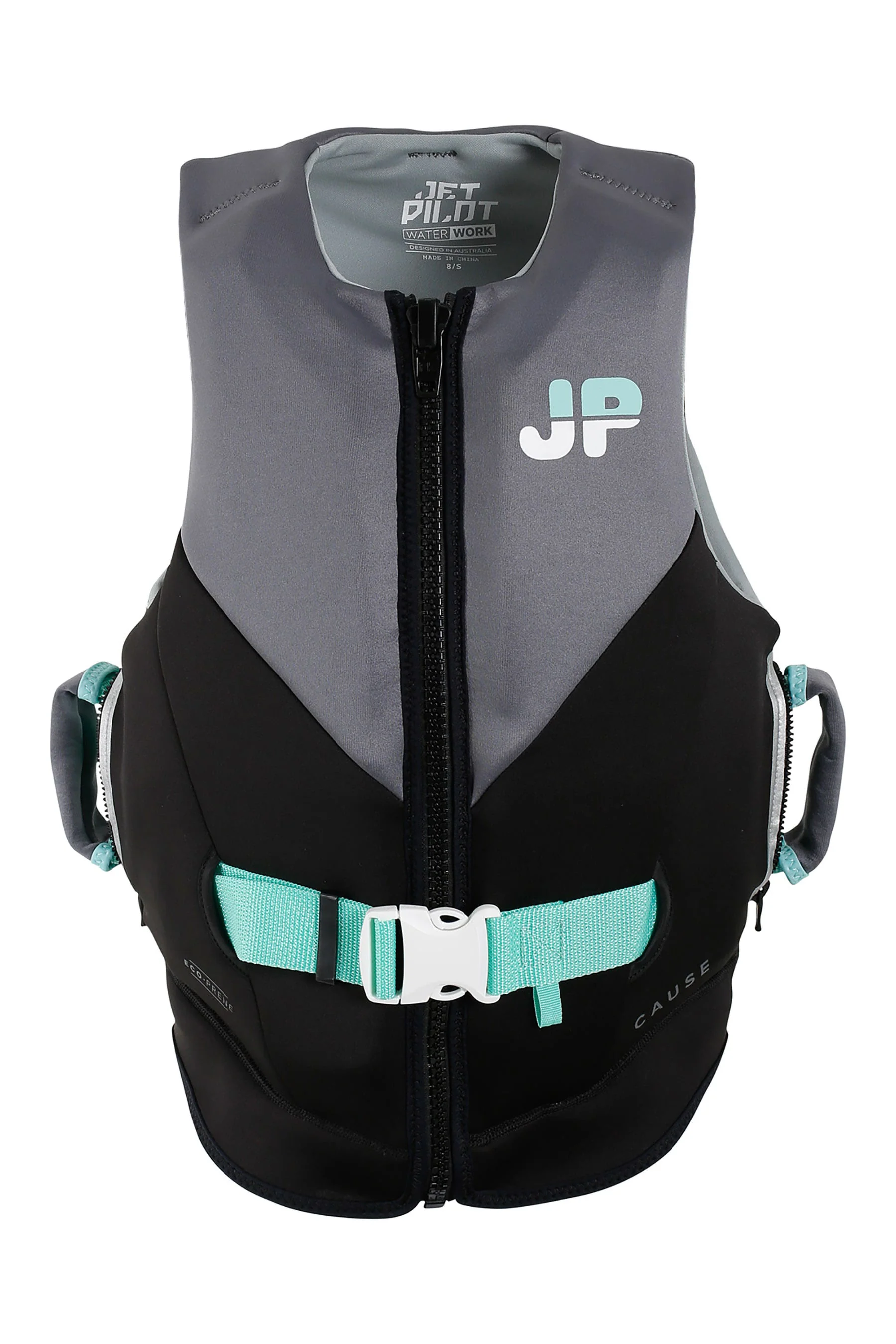 Jetpilot Cause Ladies Life Jacket - Char/Black - Image 4