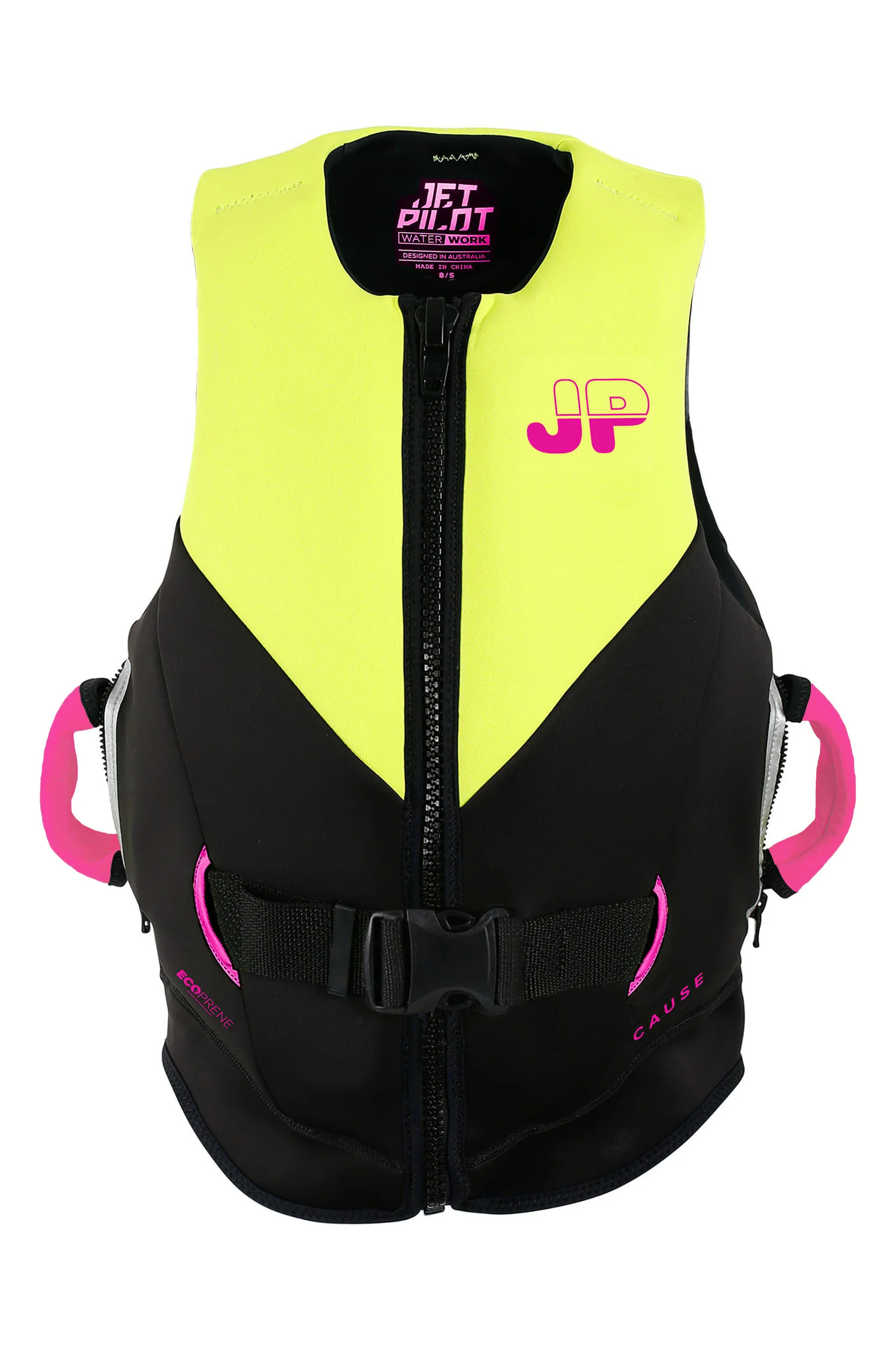 Jetpilot Cause Ladies Life Jacket - Yellow L50 - Image 3