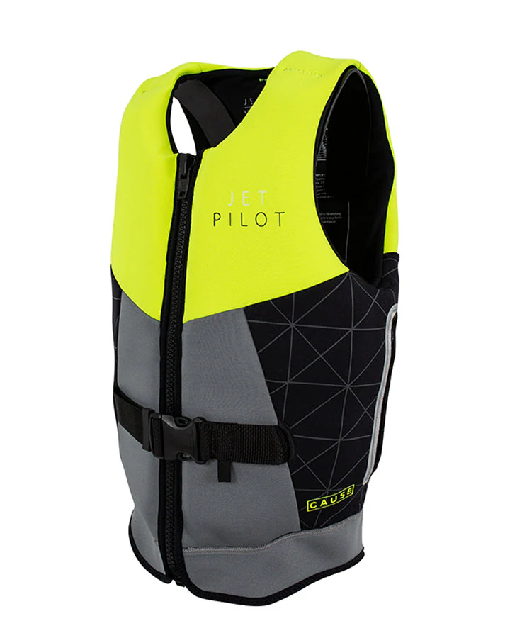 Jetpilot Cause Ladies Life Jacket - Yellow/Grey - Image 3