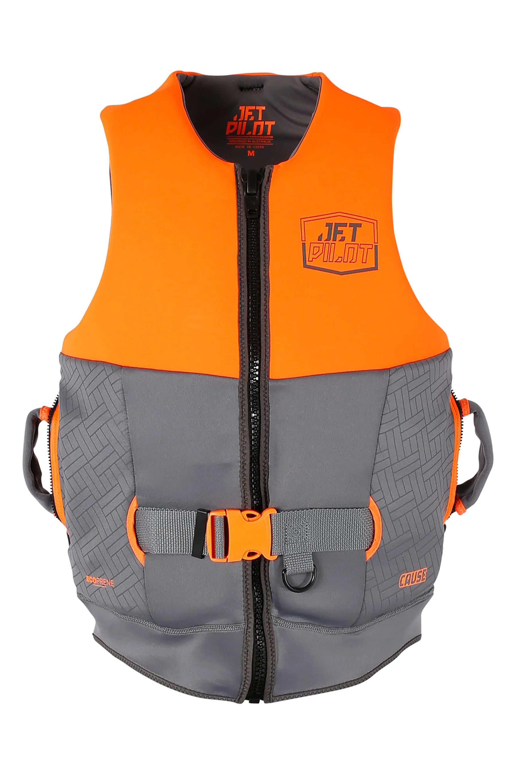 Jetpilot Cause Life Jacket - Charcoal/Orange L50 - Image 4