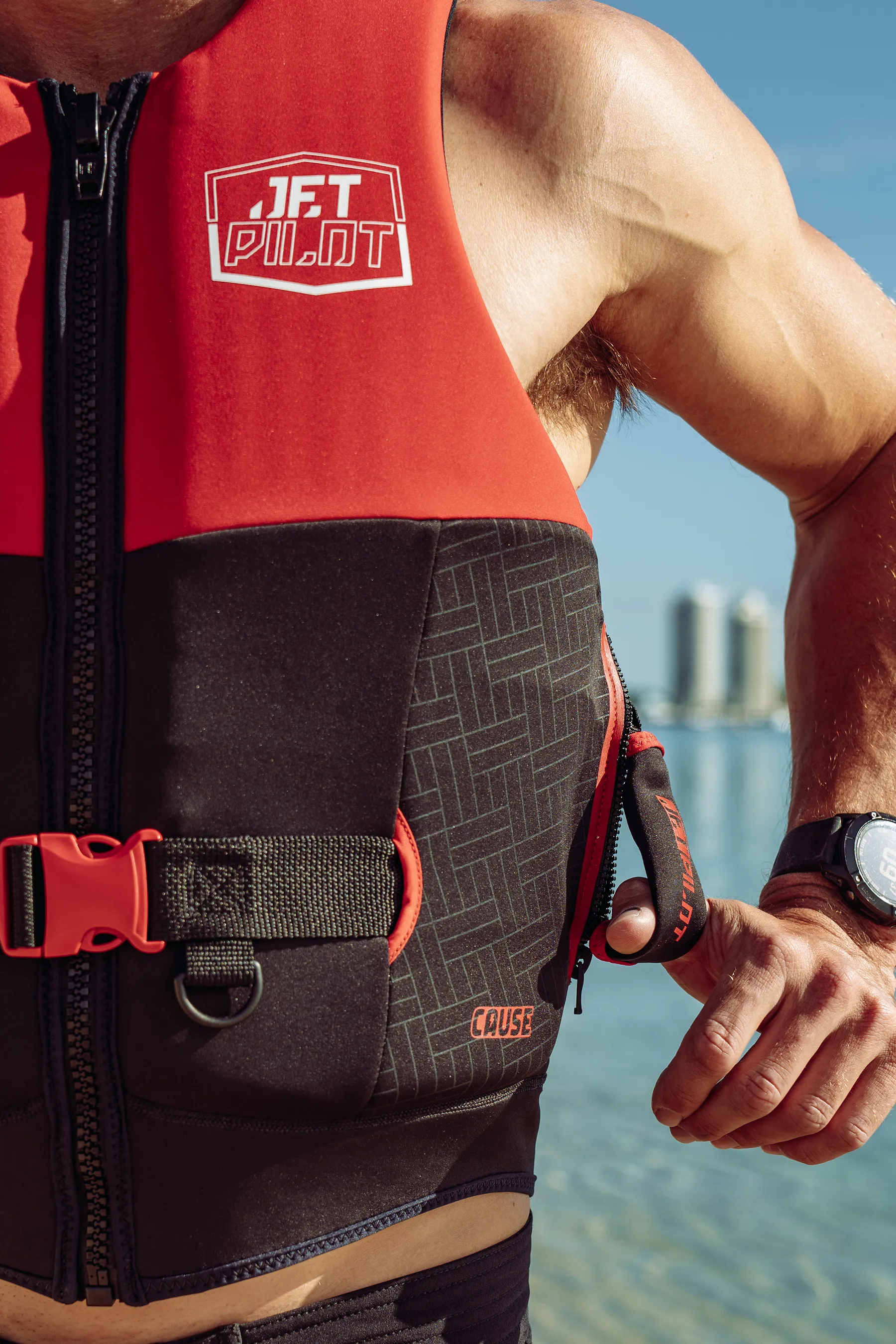 Jetpilot Cause Life Jacket - Red L50 - Image 6
