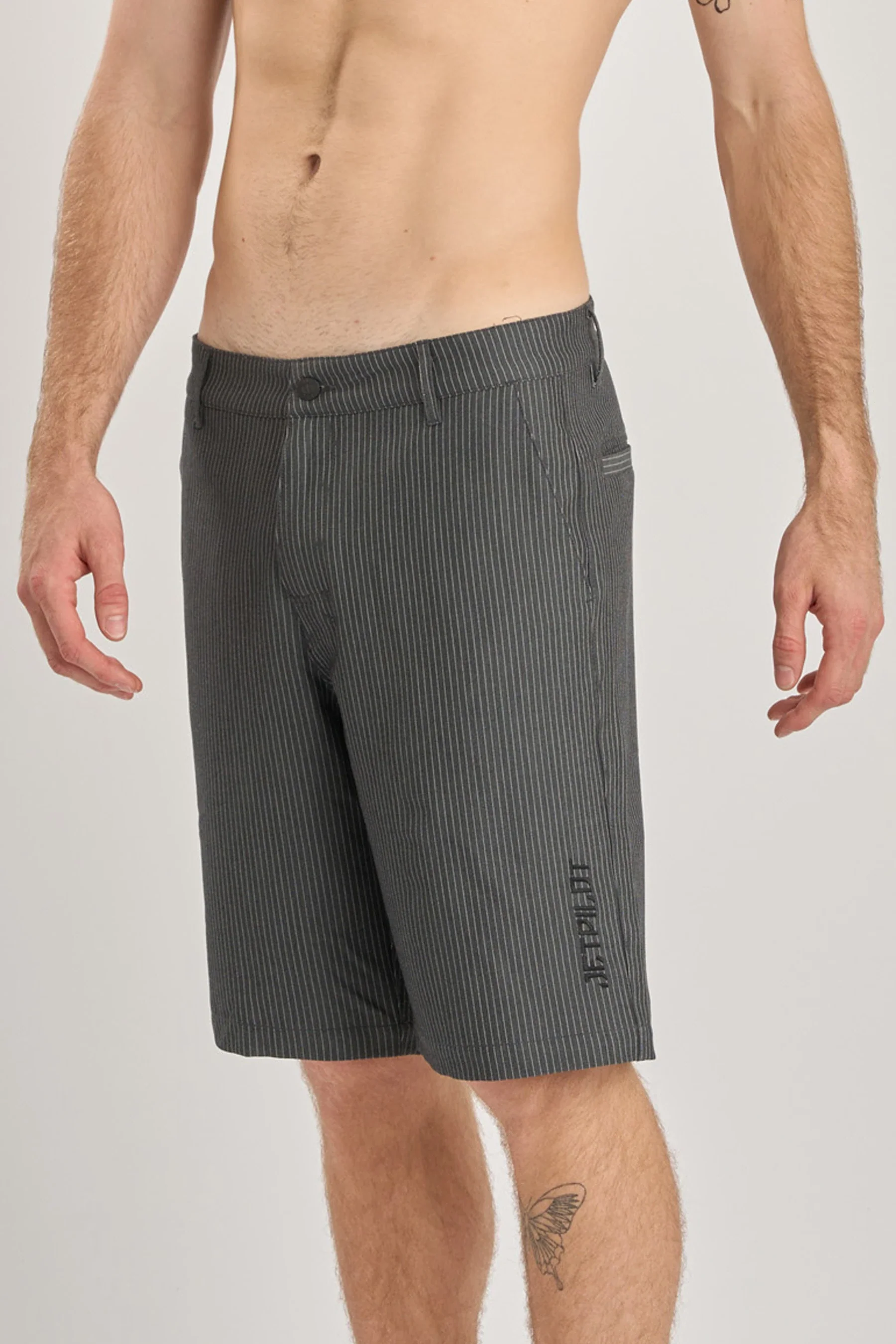 Jetpilot Check Ya Walkshort - Charcoal - Image 3
