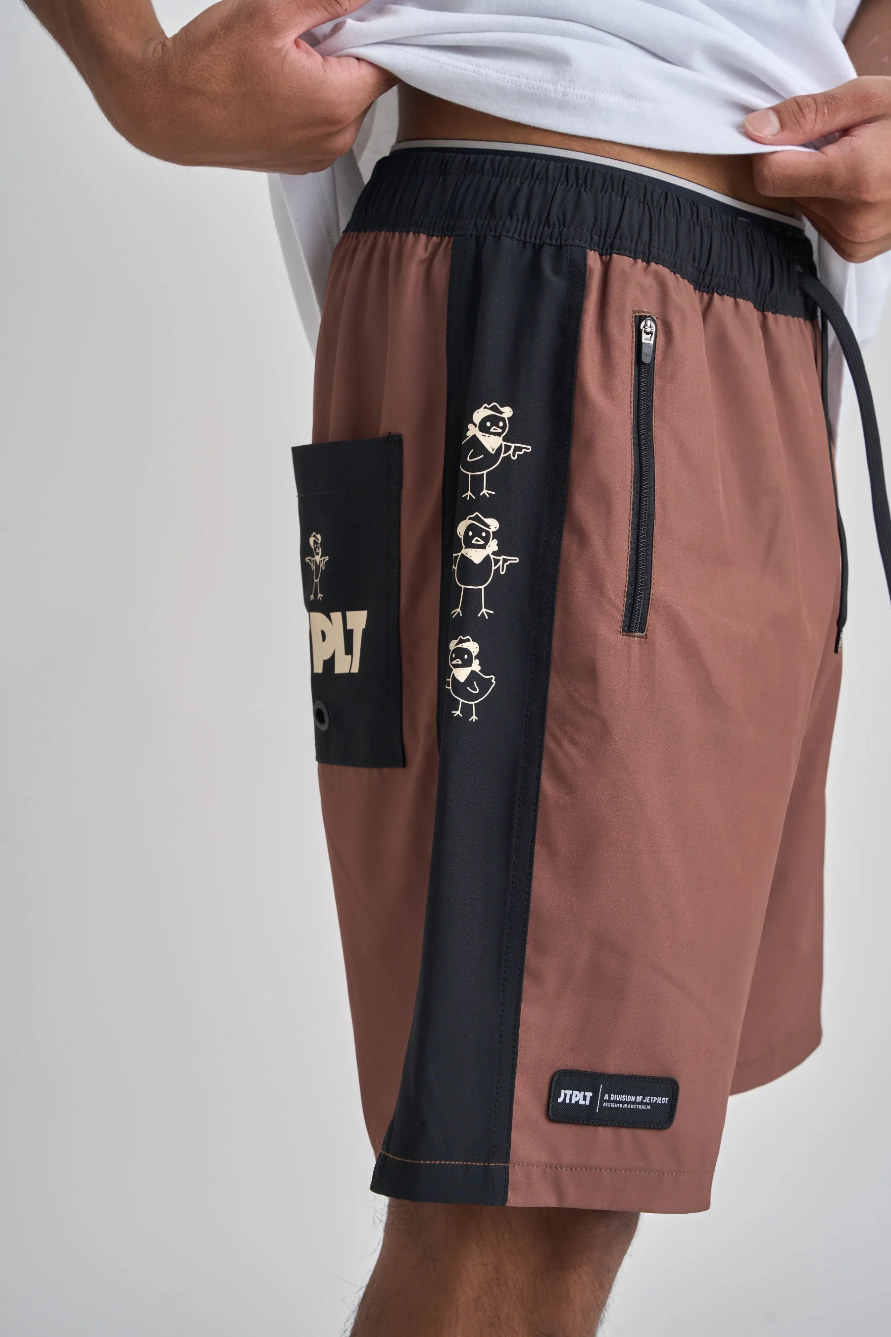 Jetpilot Chicken Boardshorts - Brown - Image 8