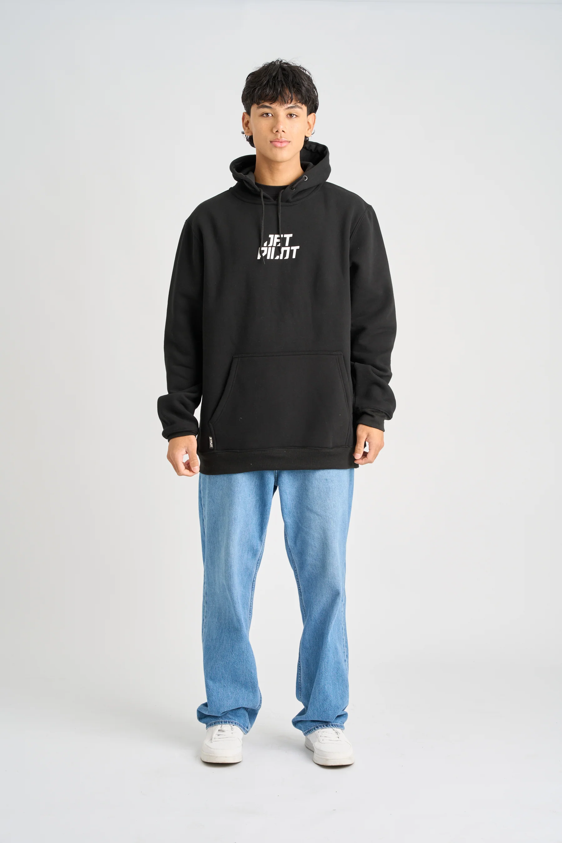 Jetpilot Corp Pullover Hoodie - Black - Image 4