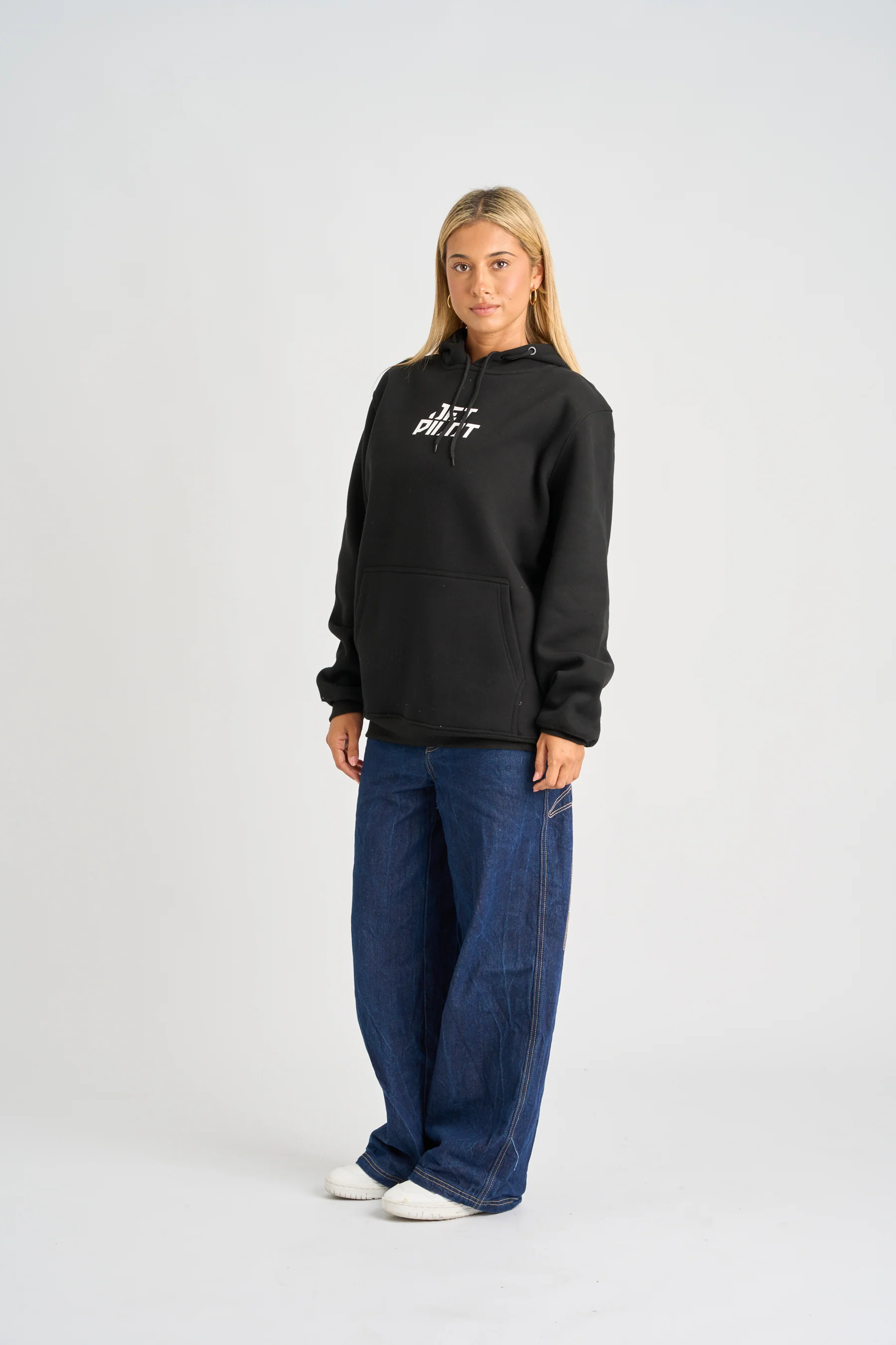 Jetpilot Corp Pullover Hoodie - Black - Image 7