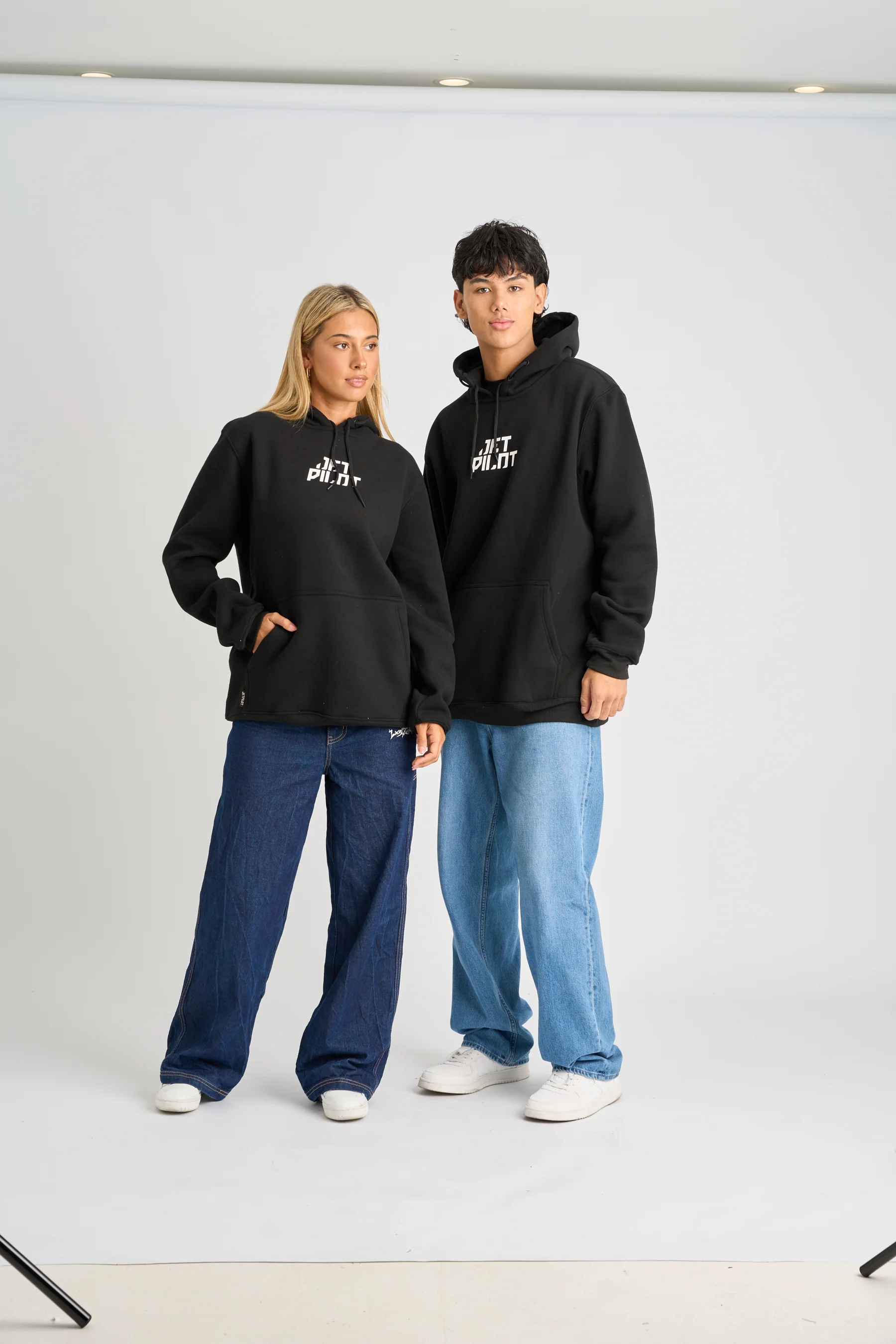 Jetpilot Corp Pullover Hoodie - Black - Image 9