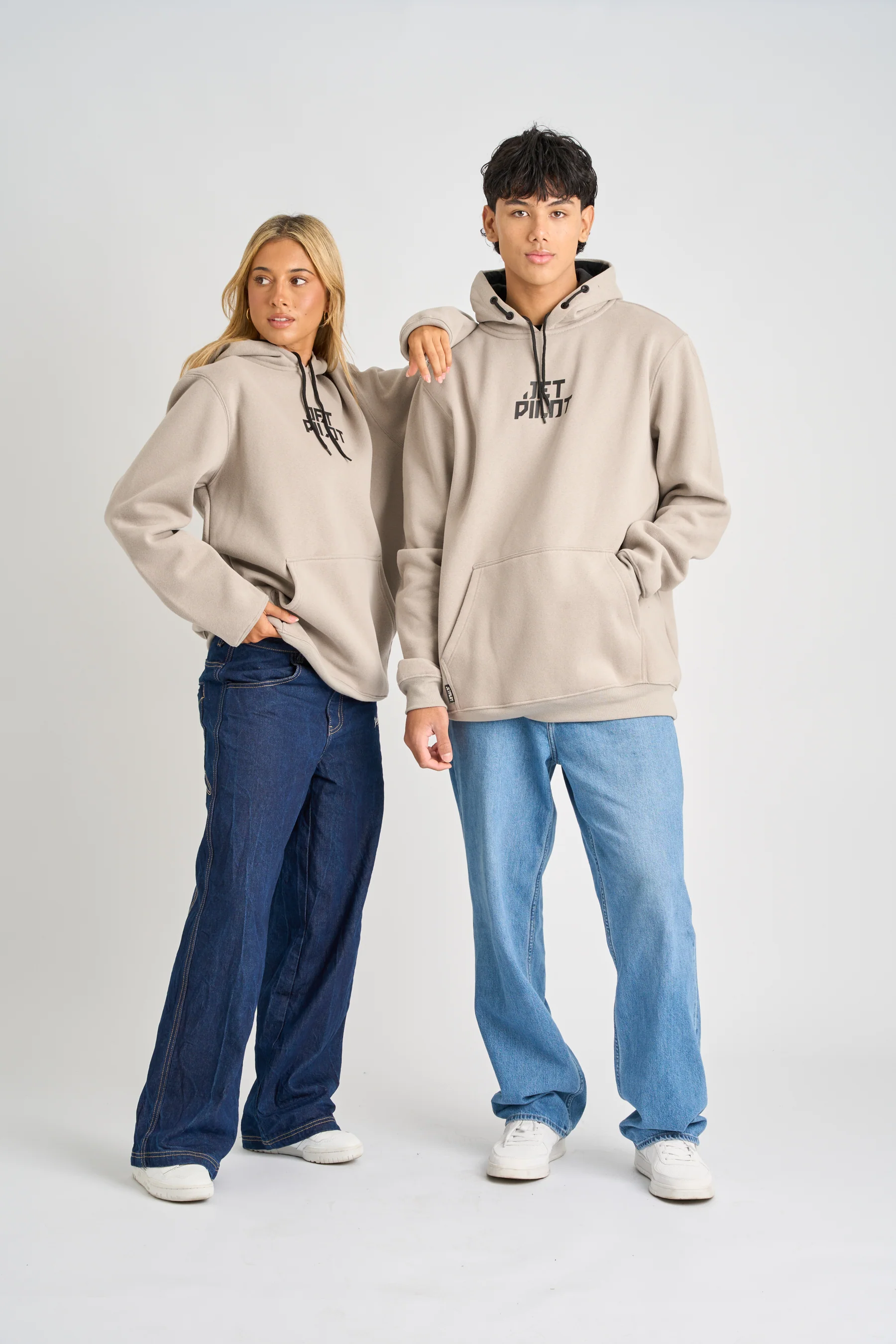 Jetpilot Corp Pullover Hoodie - Storm - Image 3