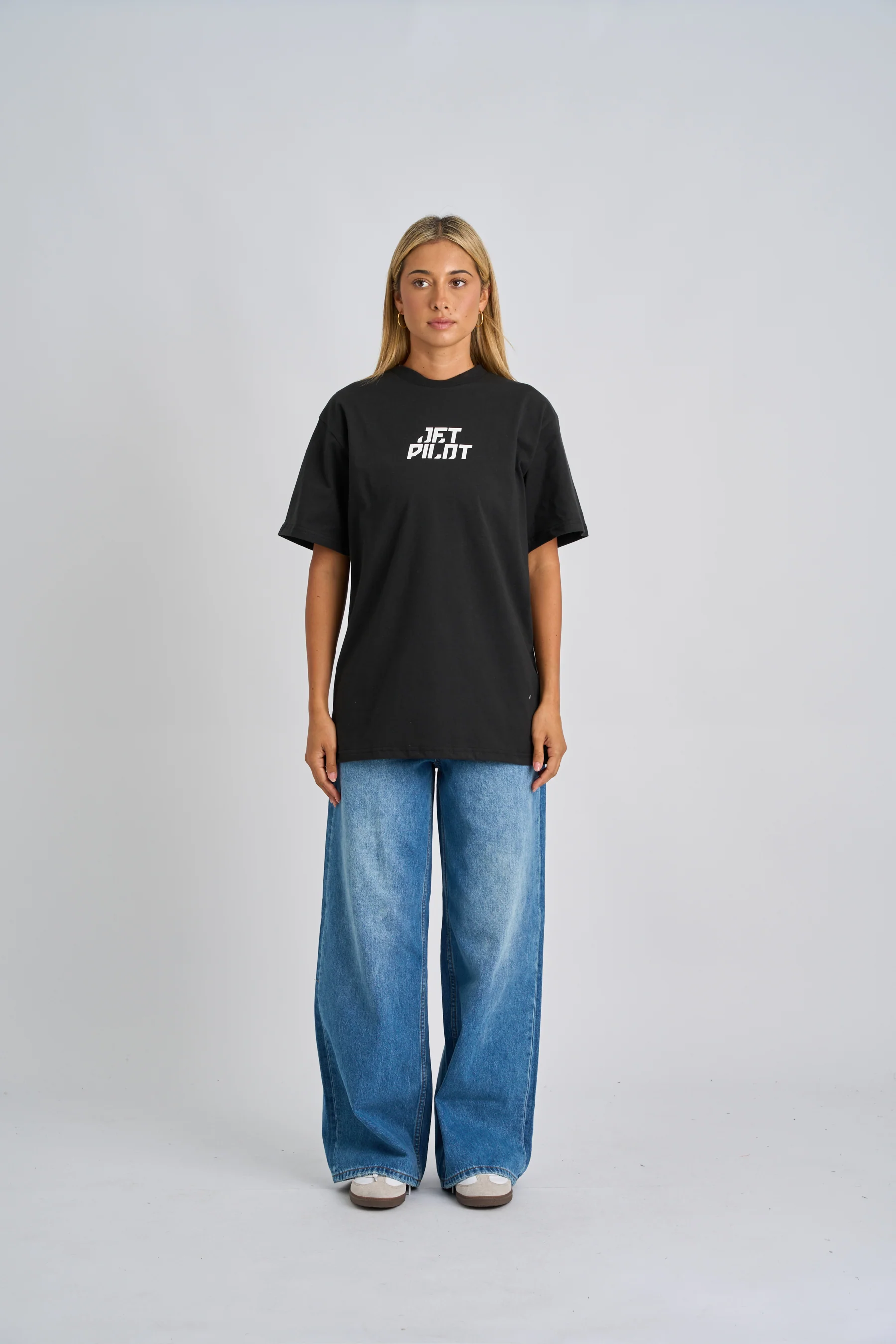 Jetpilot Corp Tee - Black - Image 4