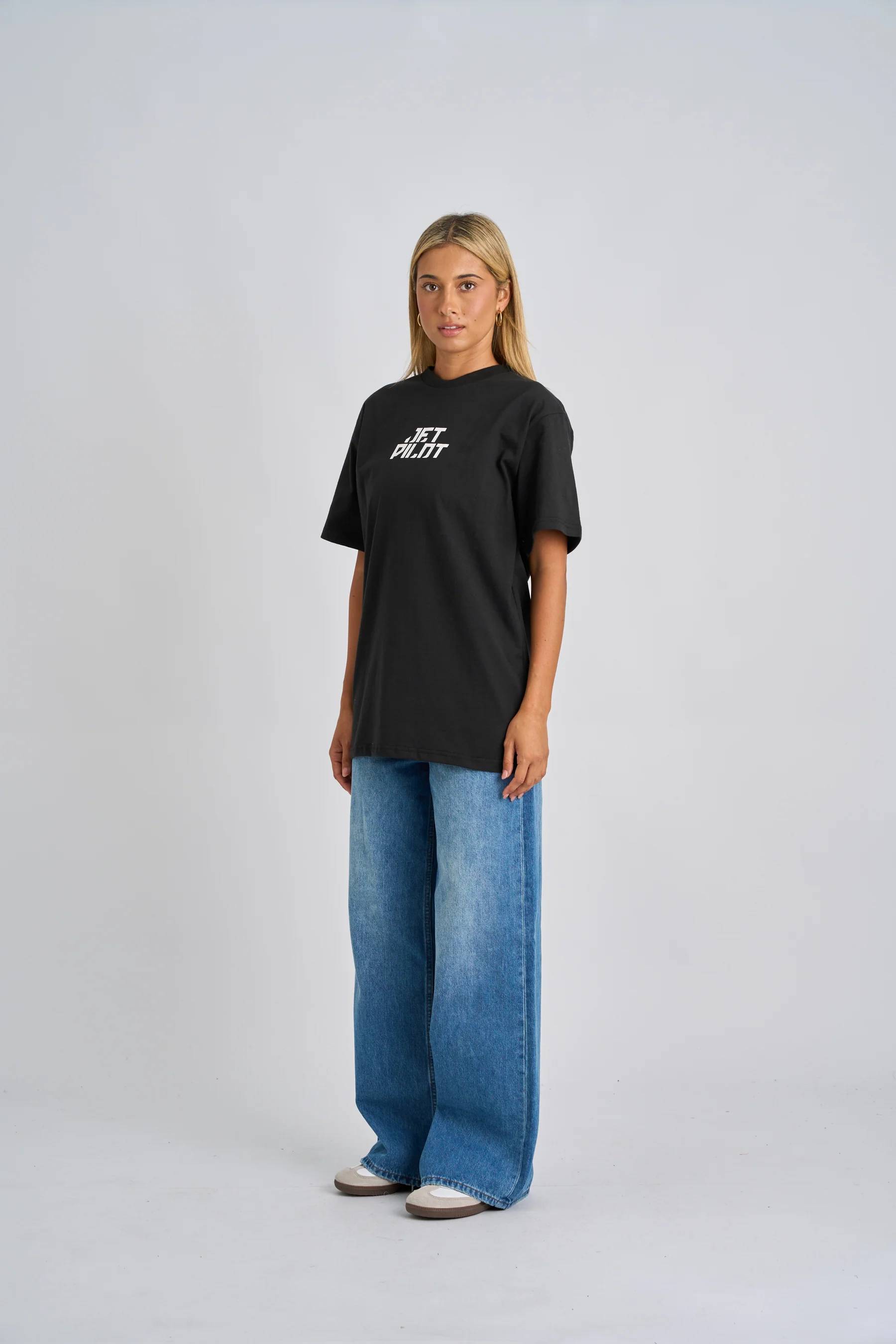 Jetpilot Corp Tee - Black - Image 7