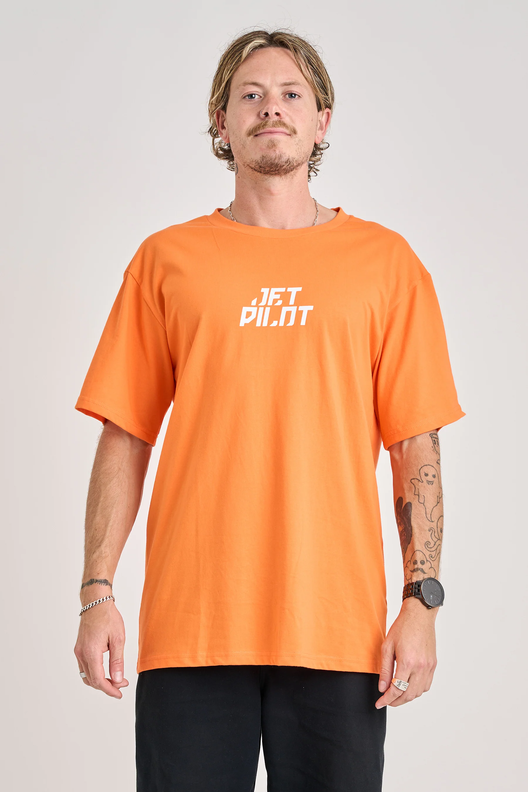 Jetpilot Corp Tee - Orange
