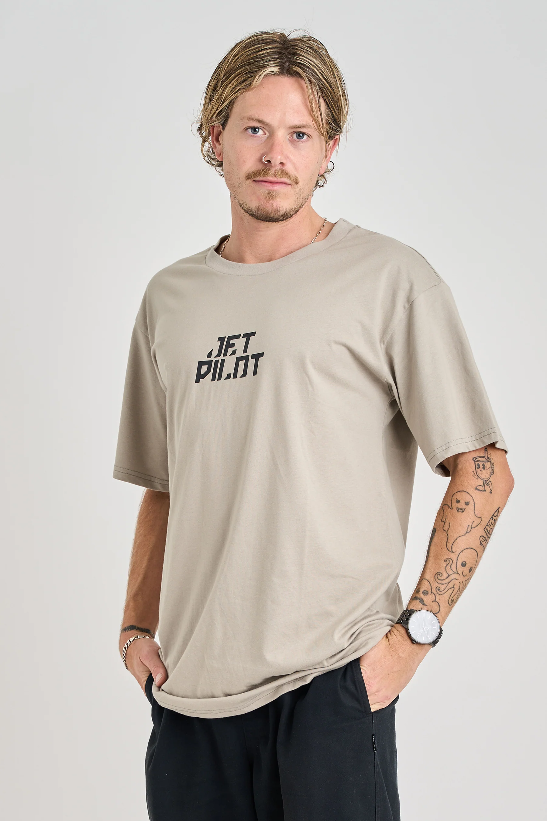 Jetpilot Corp Tee - Storm - Image 2
