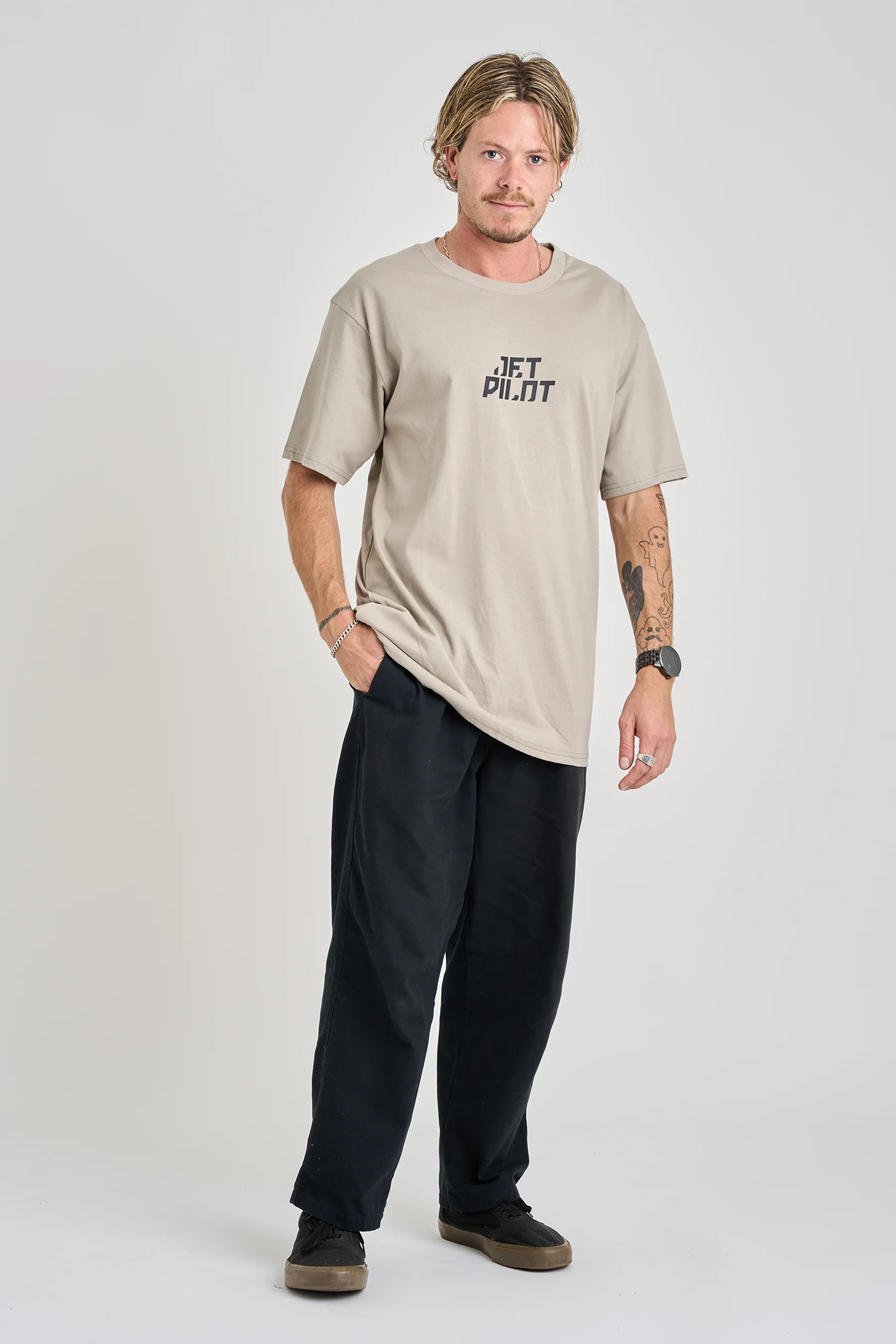Jetpilot Corp Tee - Storm - Image 4