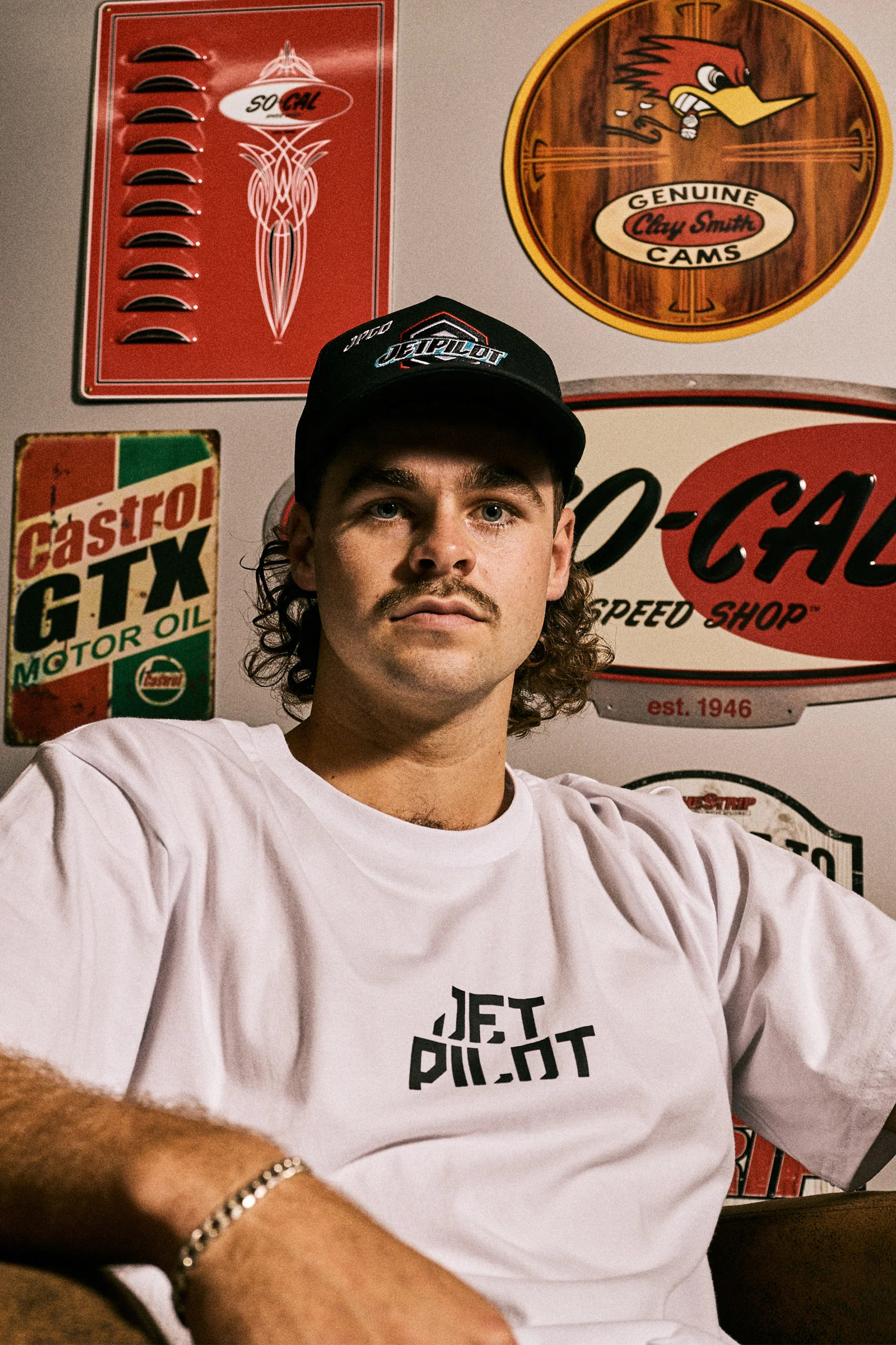Jetpilot Corp Tee - White - Image 3