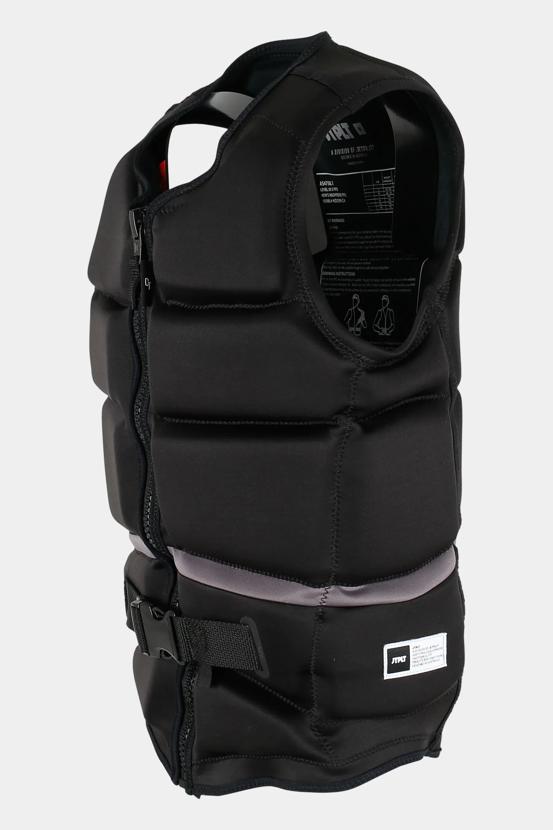 Jetpilot Cory C4 Eco Mens Life Jacket - Black - Image 3
