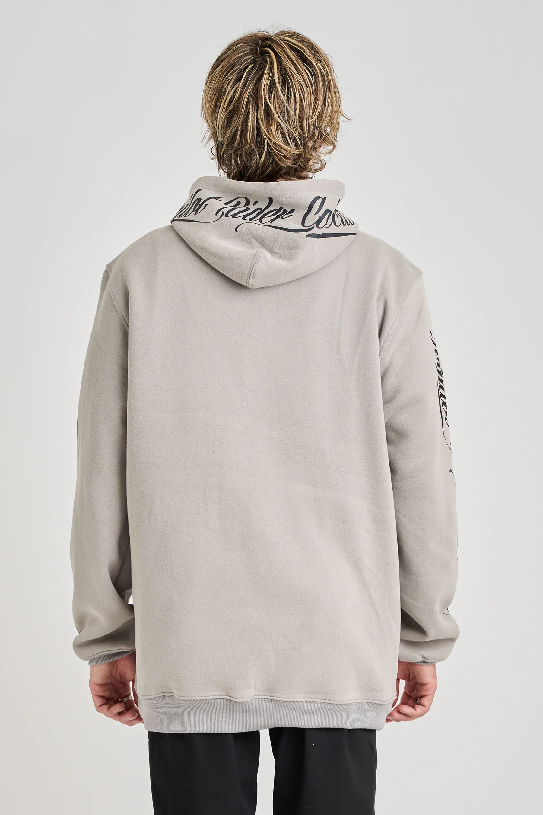 Jetpilot Dark Script Pullover Hoodie - Storm - Image 5