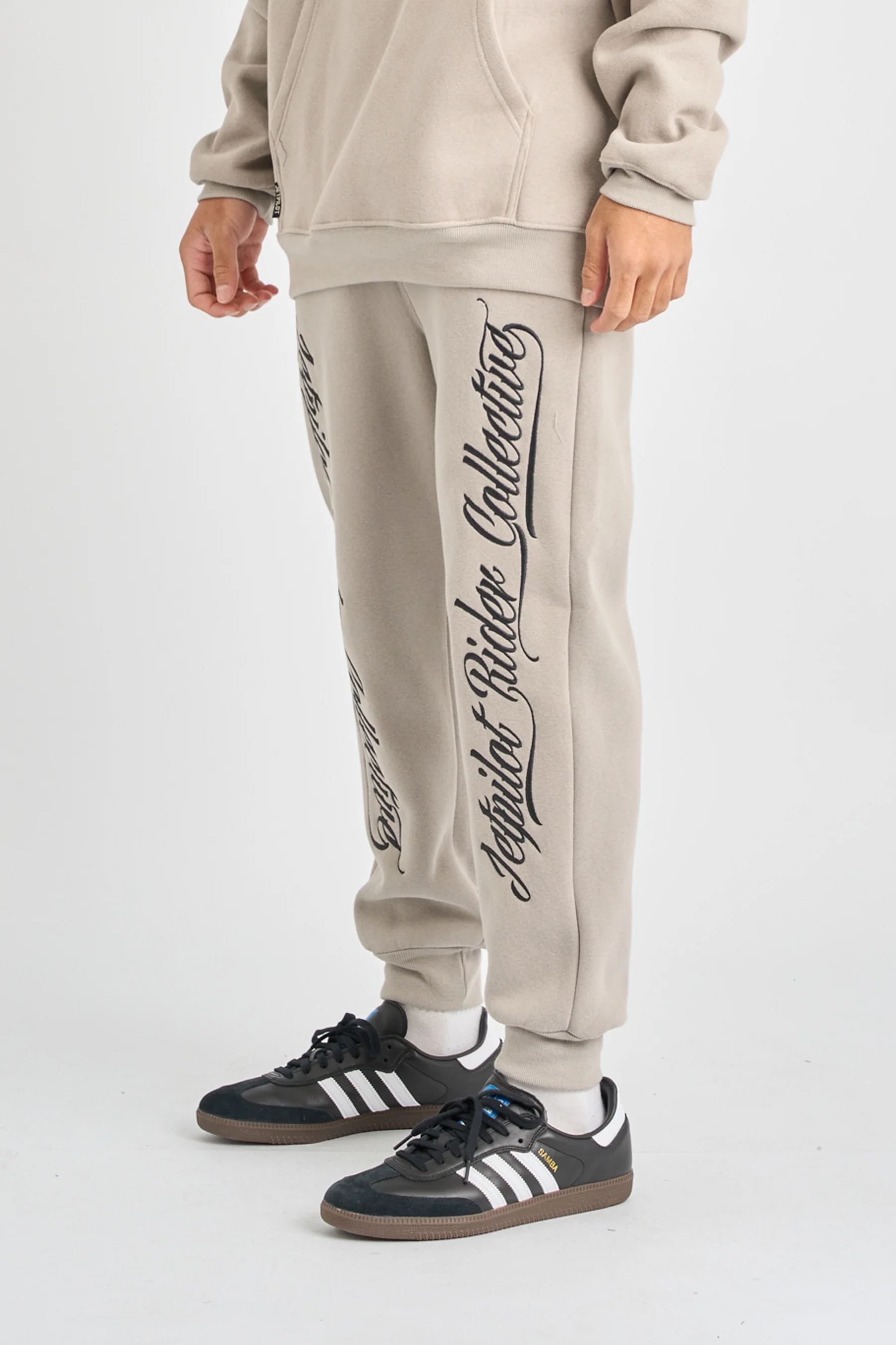 Jetpilot Dark Script Track Pant - Storm - Image 5