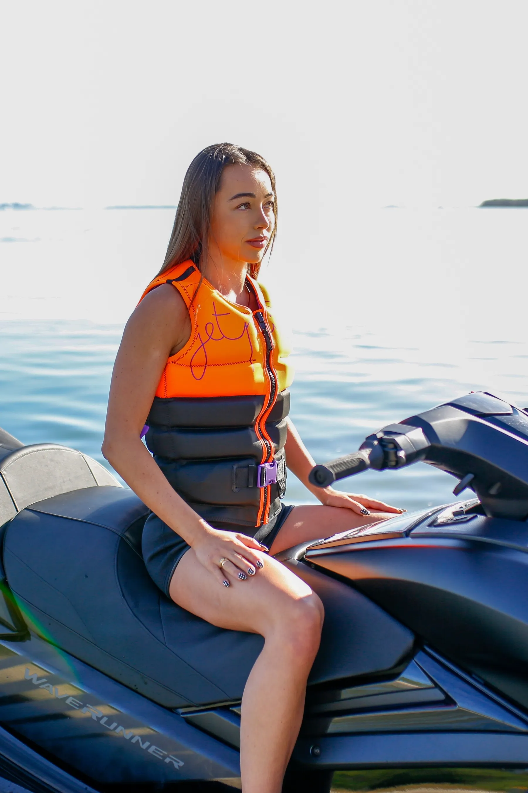Jetpilot Eden Ladies PWC Life Jacket - Orange L50 - Image 4