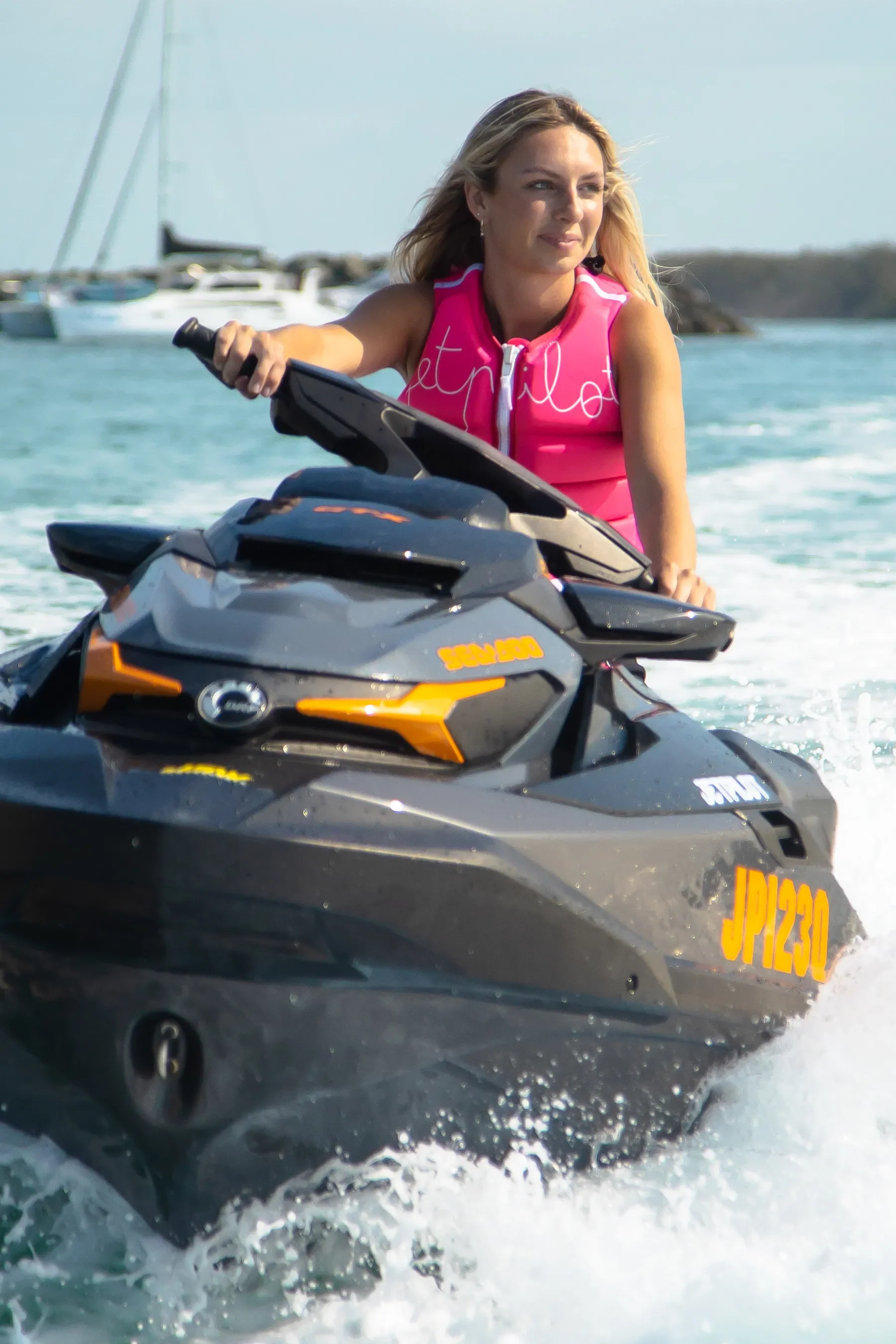 Jetpilot Eden Ladies PWC Life Jacket - Pink - Image 7