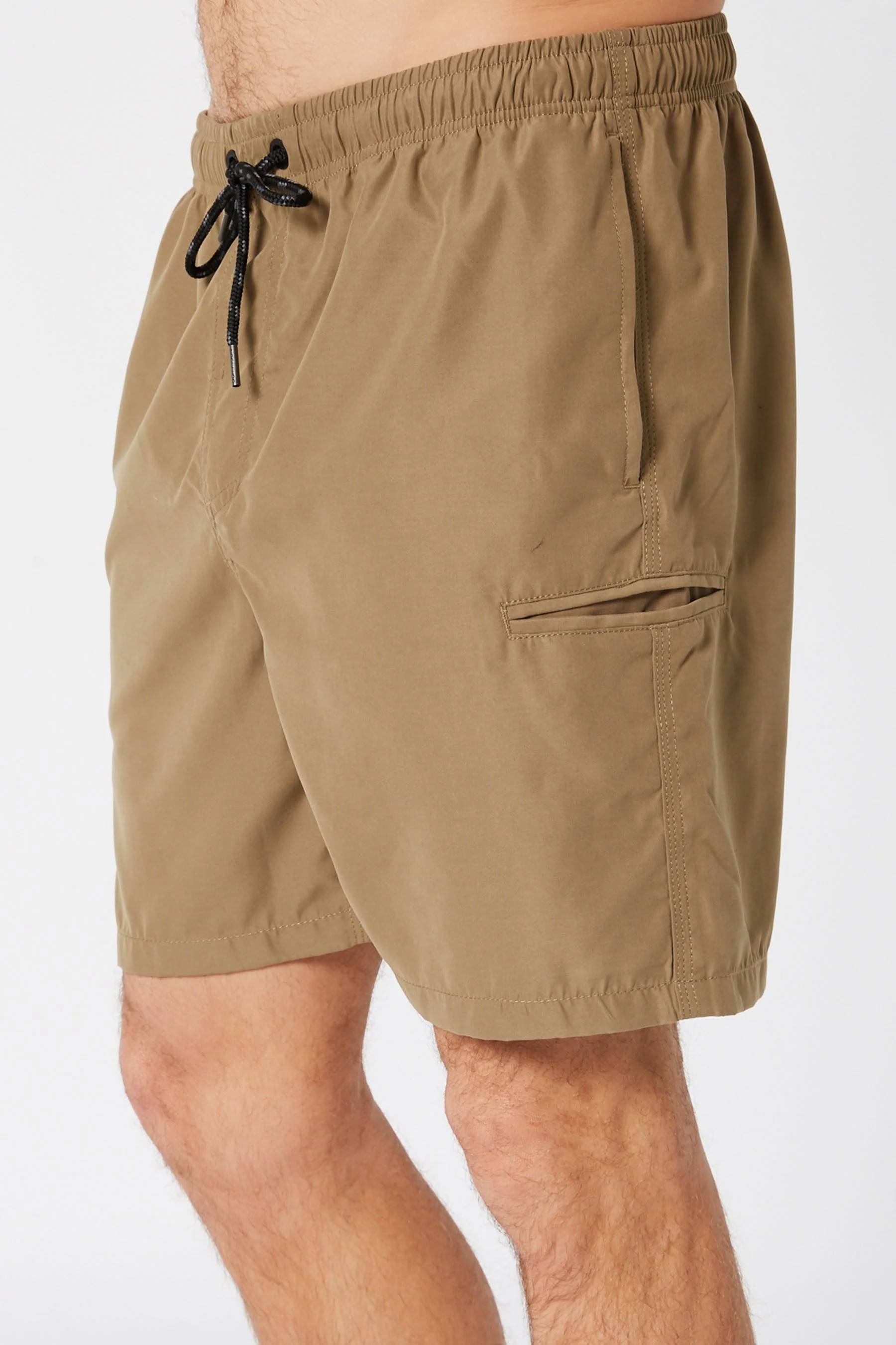 Jetpilot Elasticated Mens Short - Khaki - Image 3