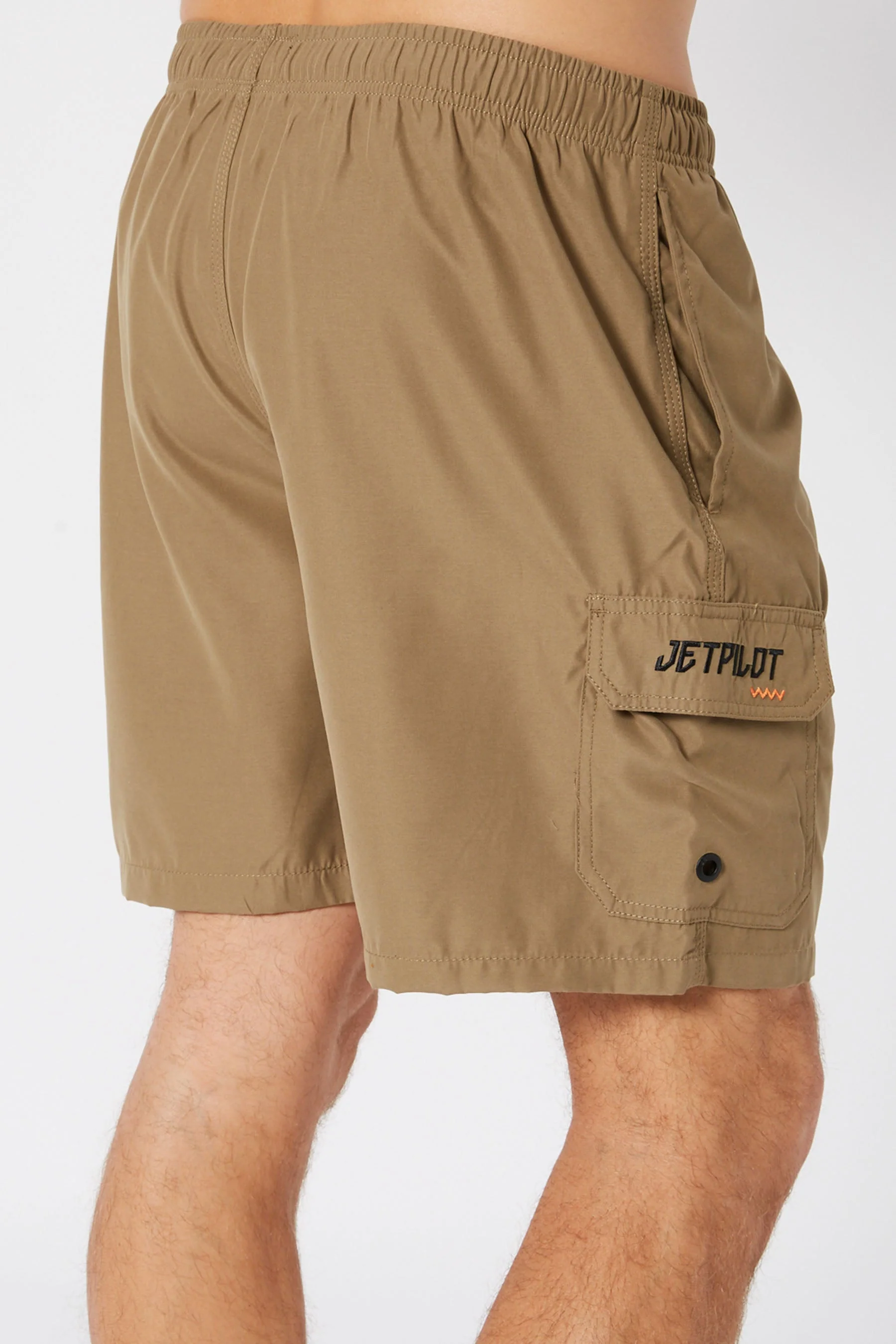 Jetpilot Elasticated Mens Short - Khaki - Image 4