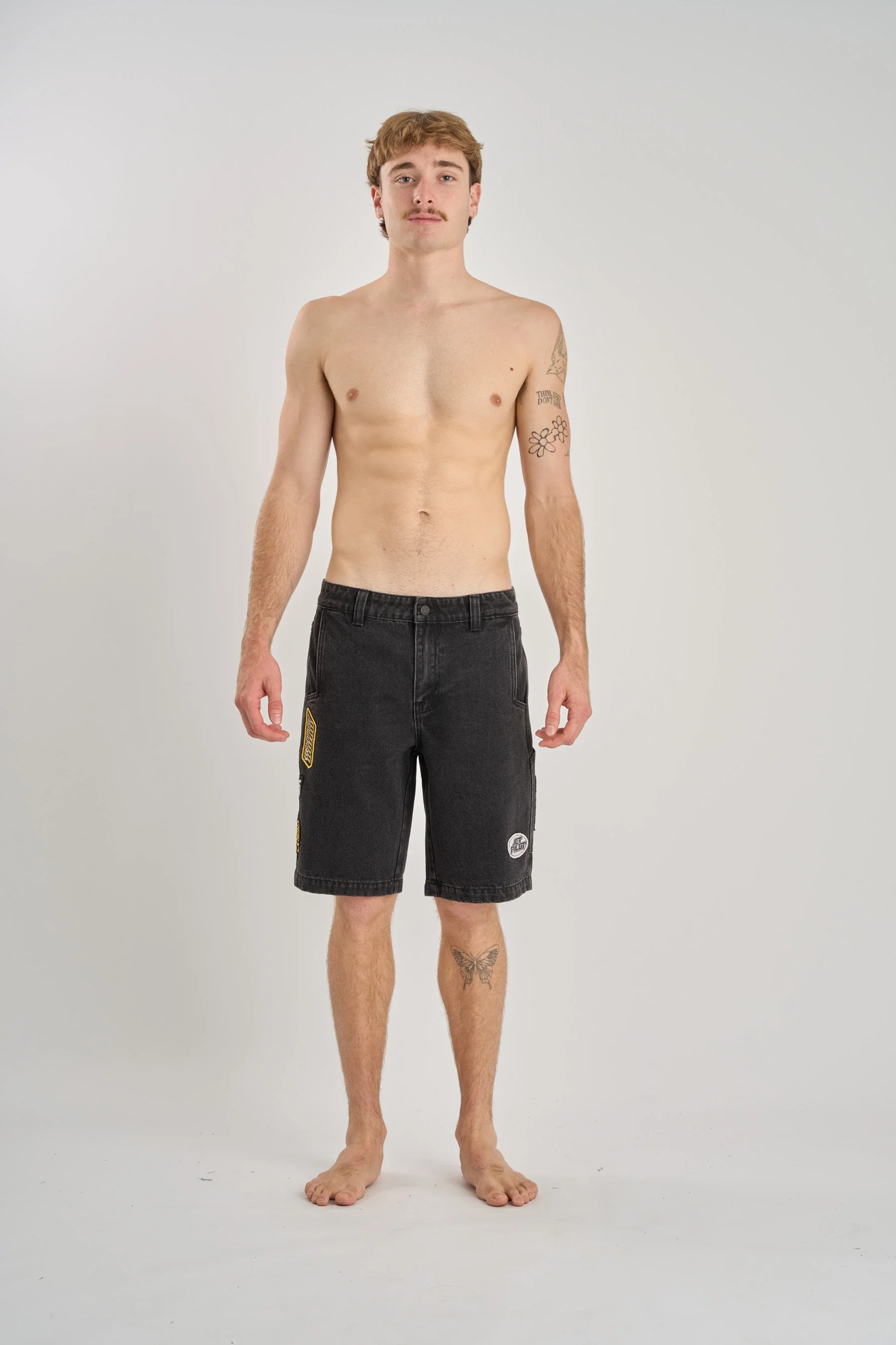Jetpilot Factory Denim Shorts - Black - Image 5