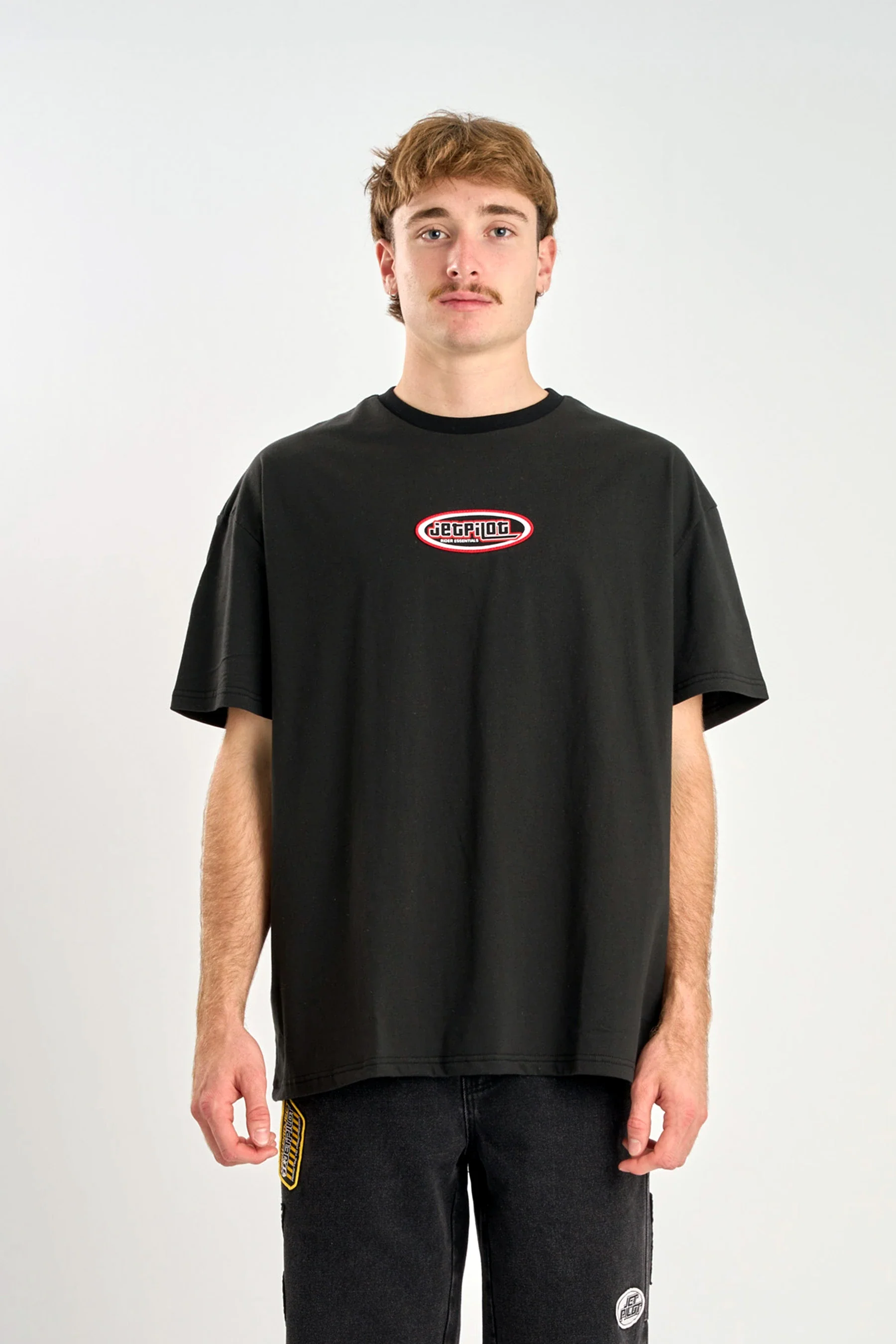 Jetpilot Factory Heavy Tee - Black