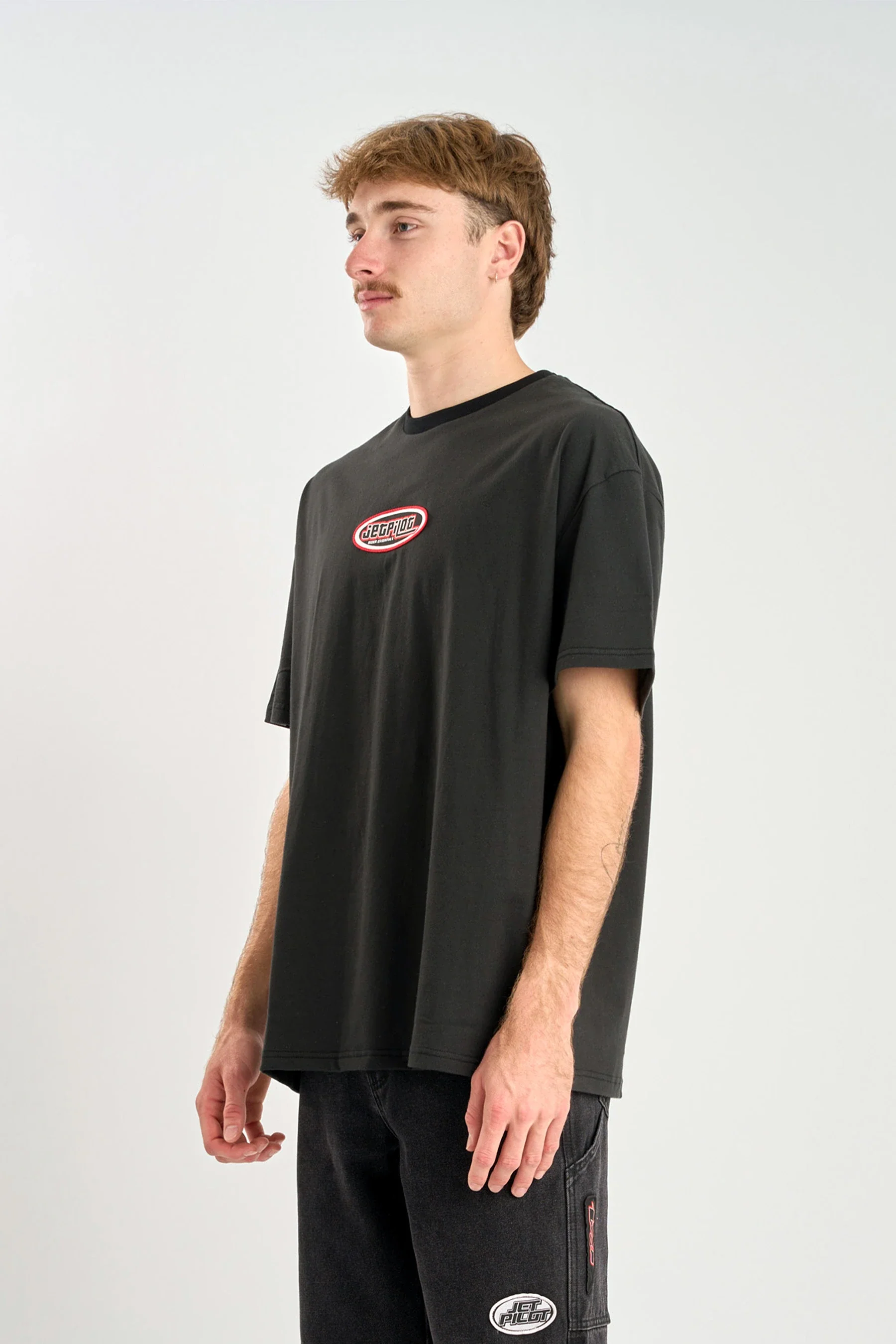 Jetpilot Factory Heavy Tee - Black - Image 3