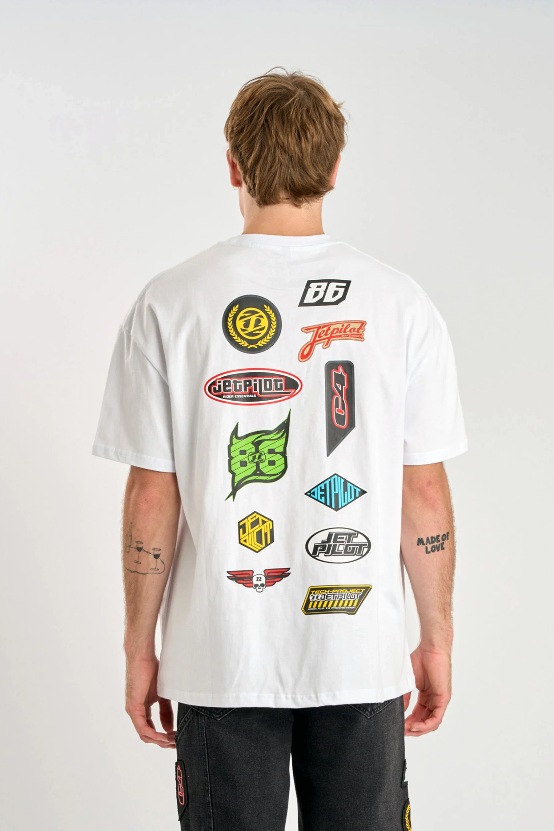 Jetpilot Factory Heavy Tee - White - Image 4