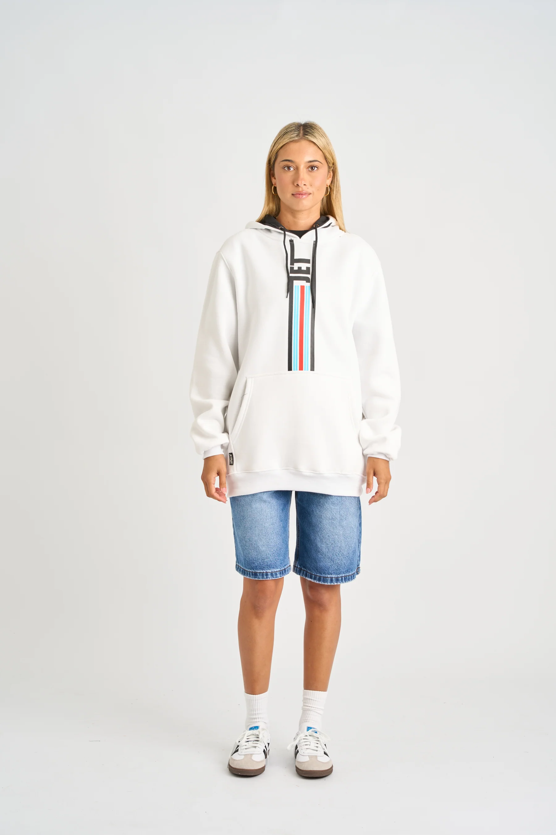Jetpilot Factory Racing Pullover Hoodie - White