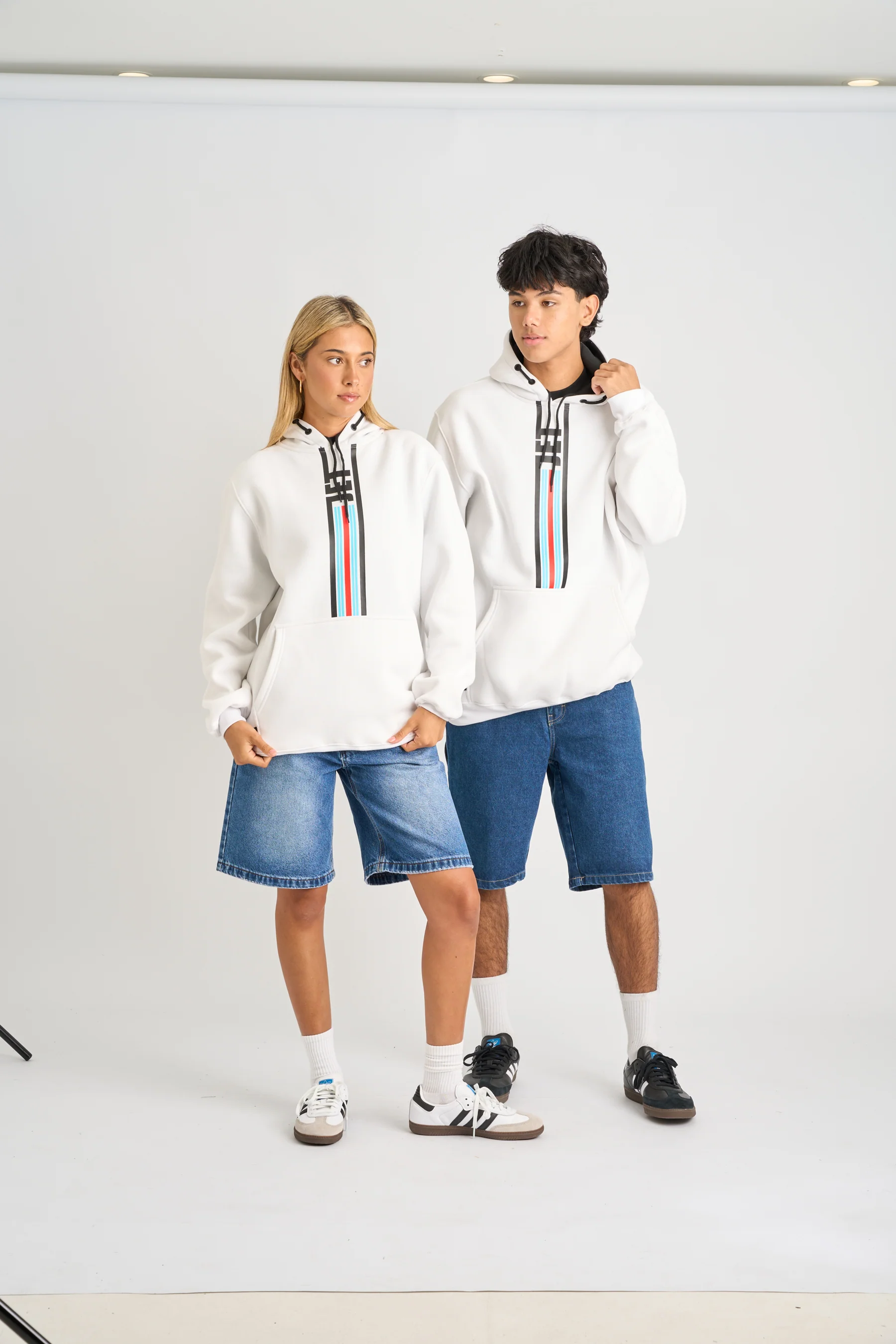 Jetpilot Factory Racing Pullover Hoodie - White - Image 2