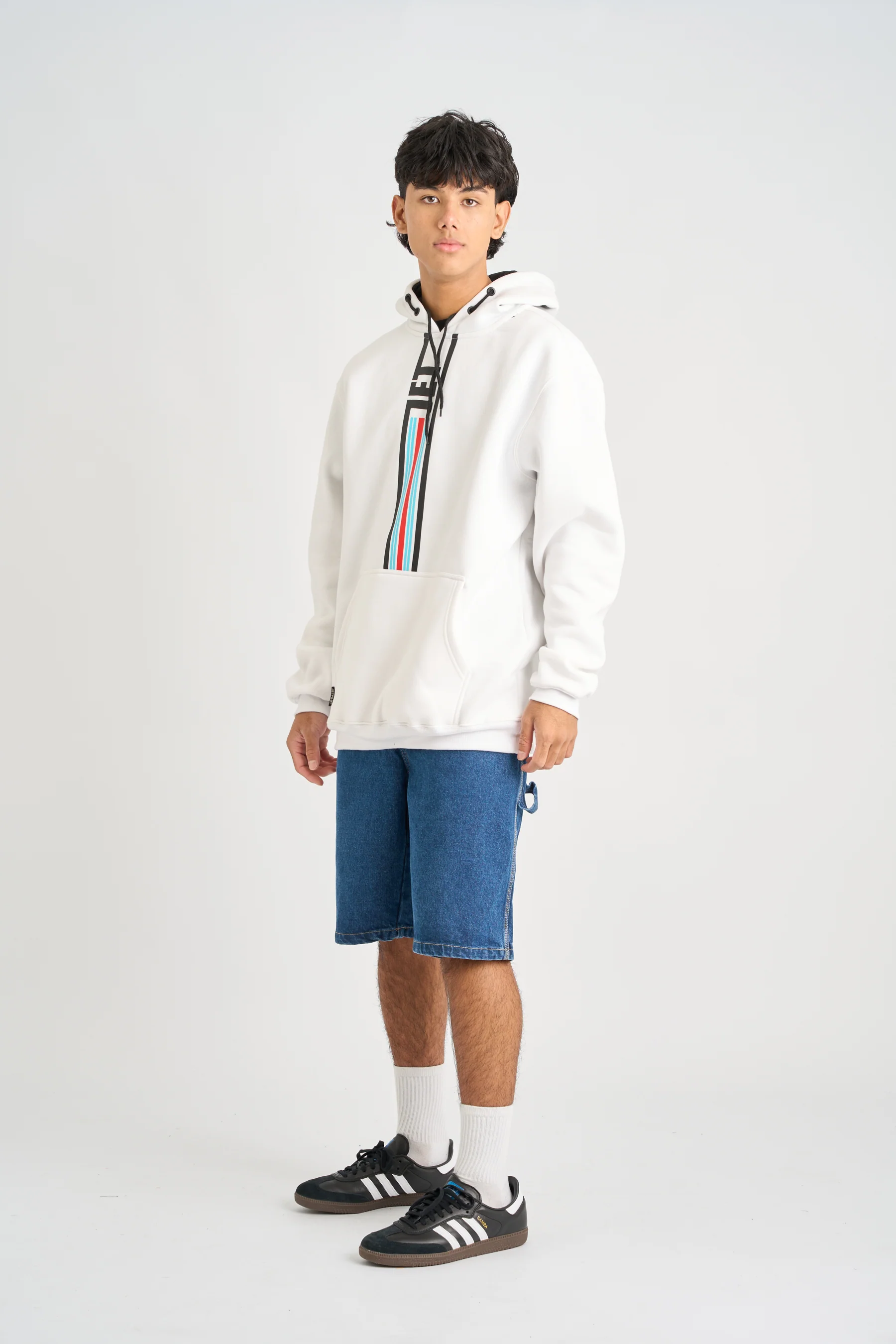 Jetpilot Factory Racing Pullover Hoodie - White - Image 7
