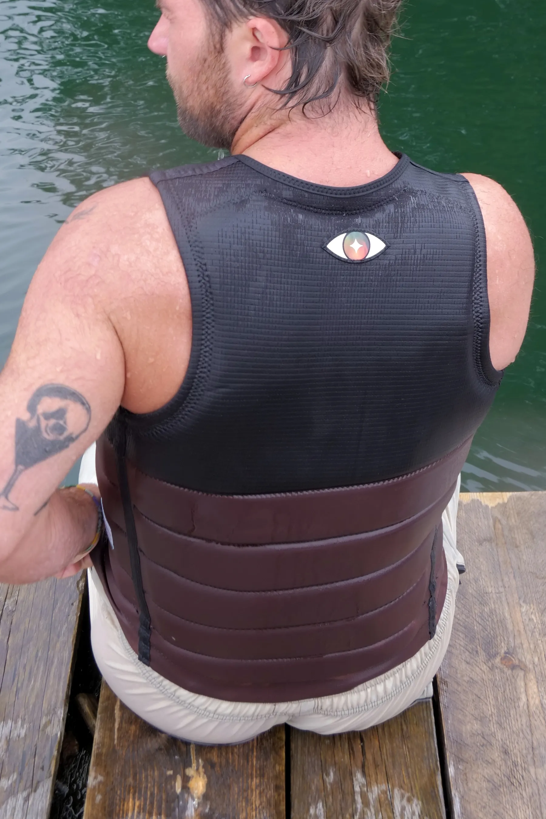 Jetpilot X1 Life Jacket - Felix Georgii Signature Series - Black/Brown - Image 3
