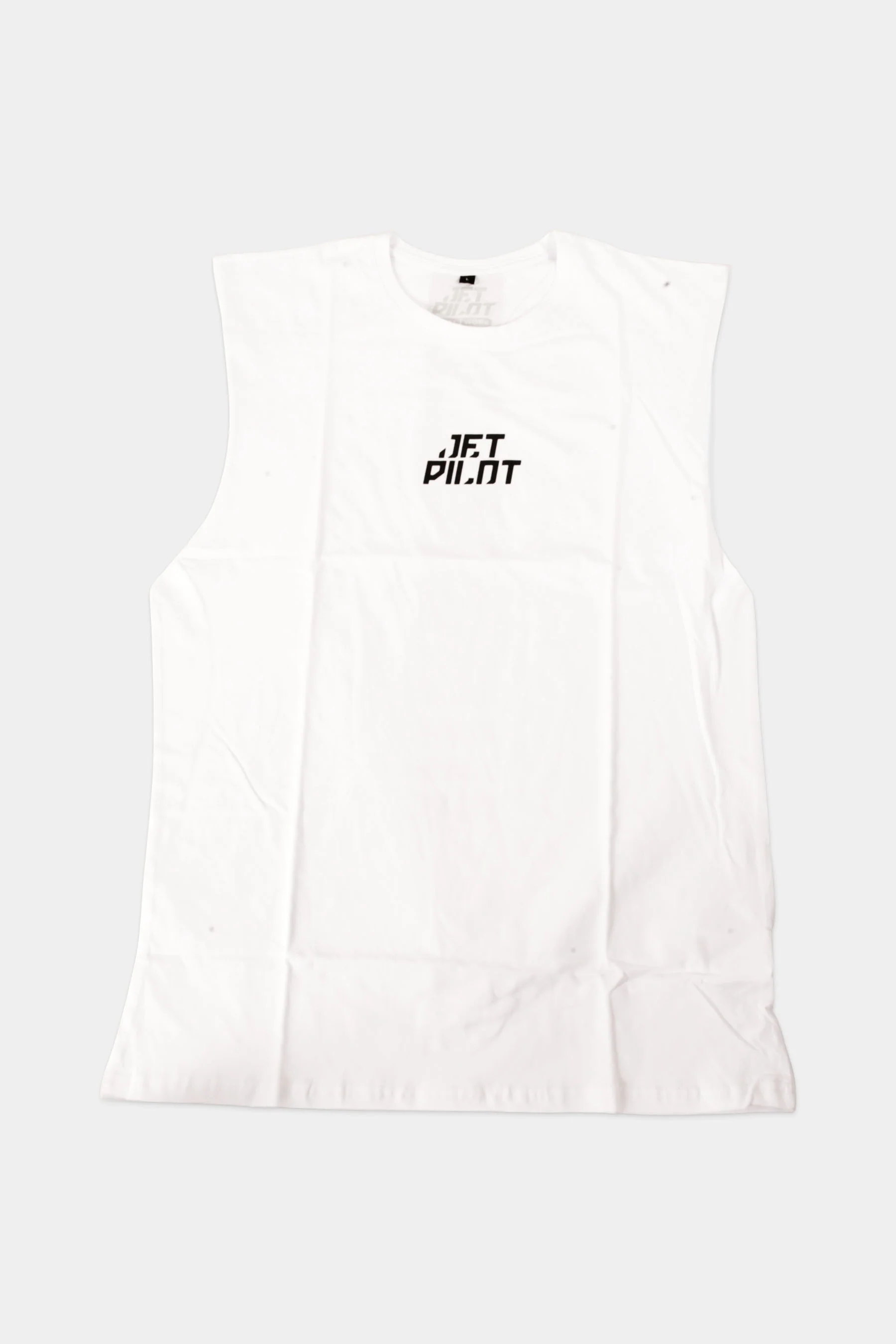 Jetpilot Finisher Muscle Tee - White - Image 3