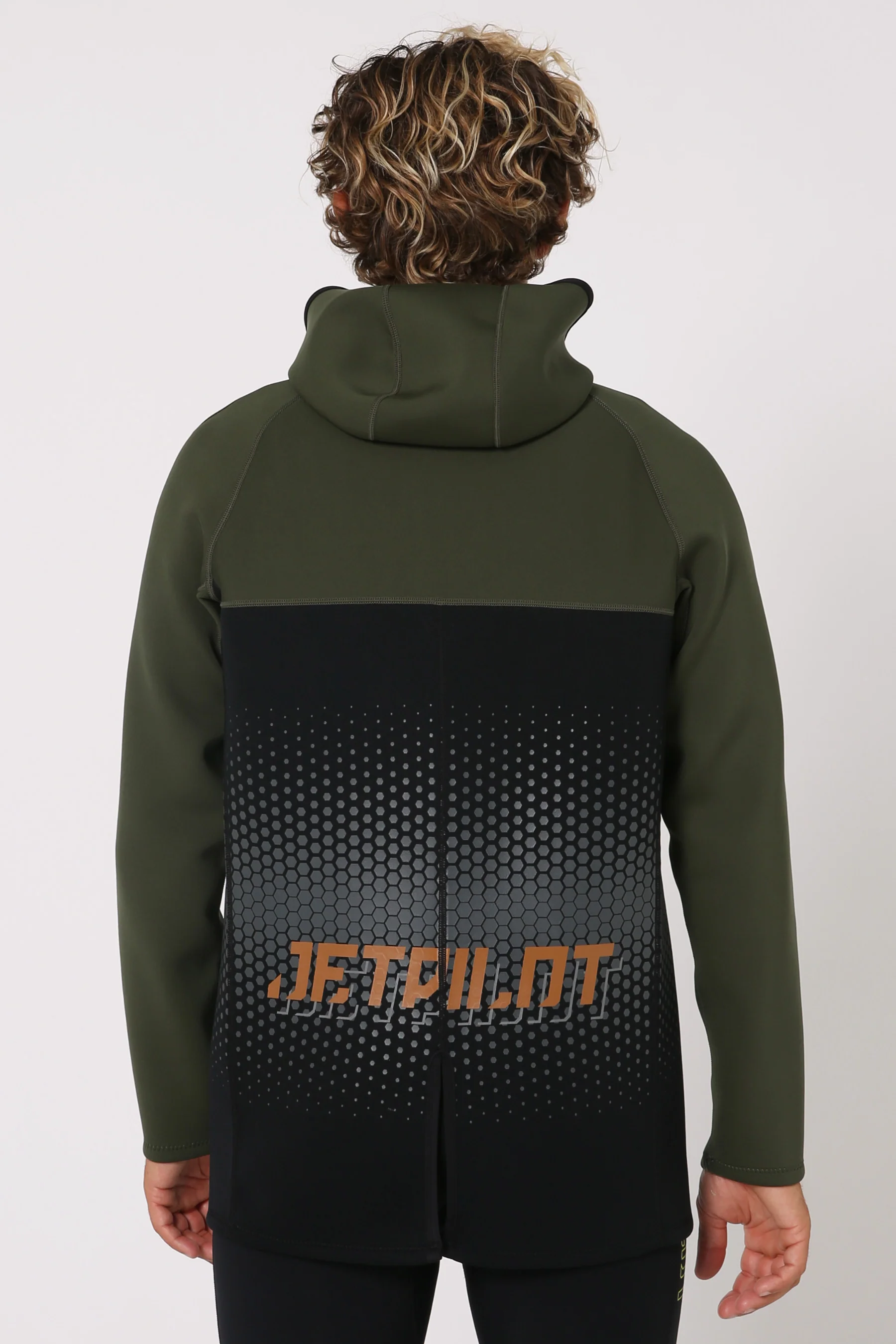 Jetpilot Flight Mens Hooded Tour Coat - Sage - Image 3