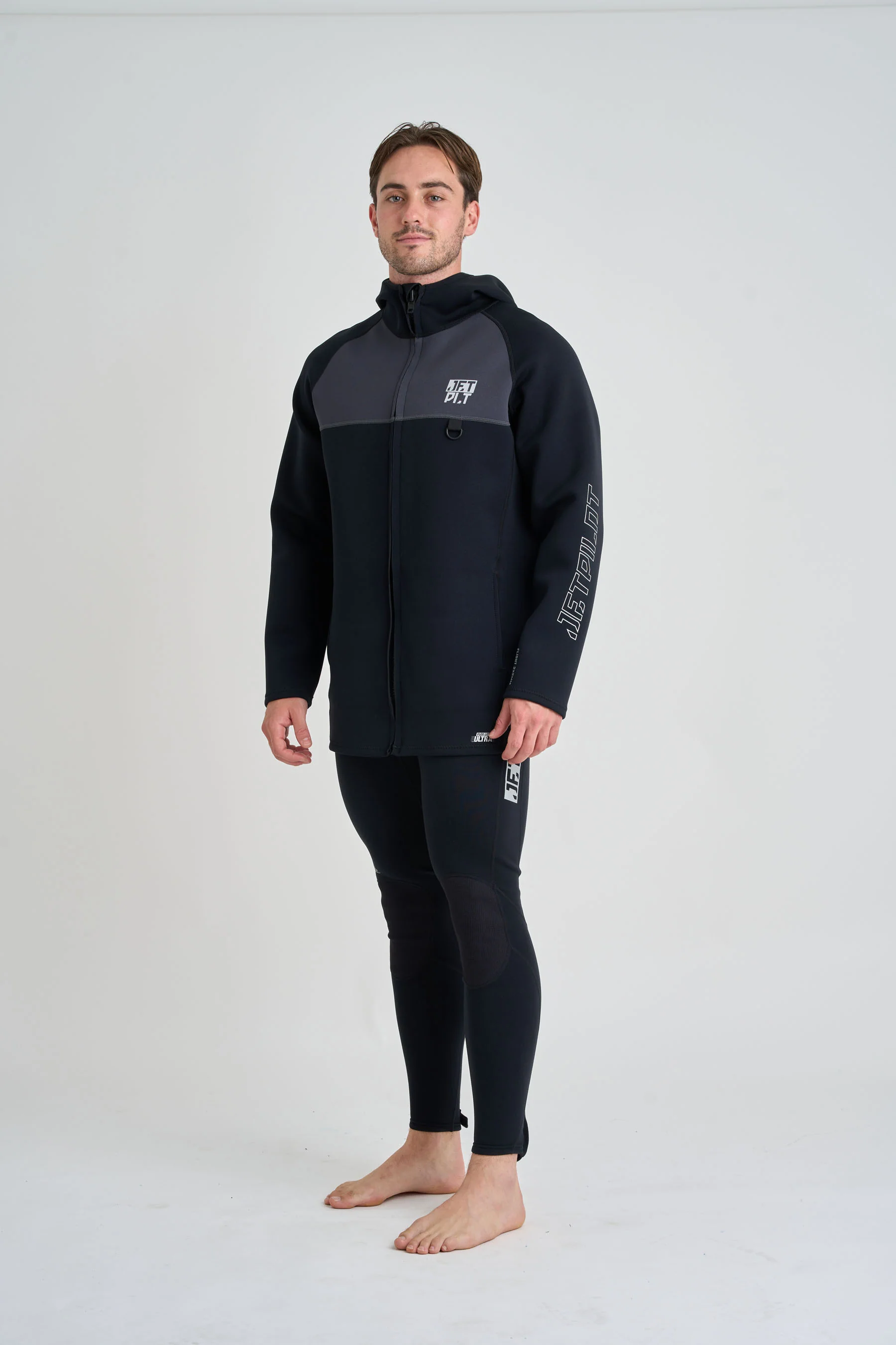 Jetpilot Flight Unisex Tour Coat - Black - Image 2