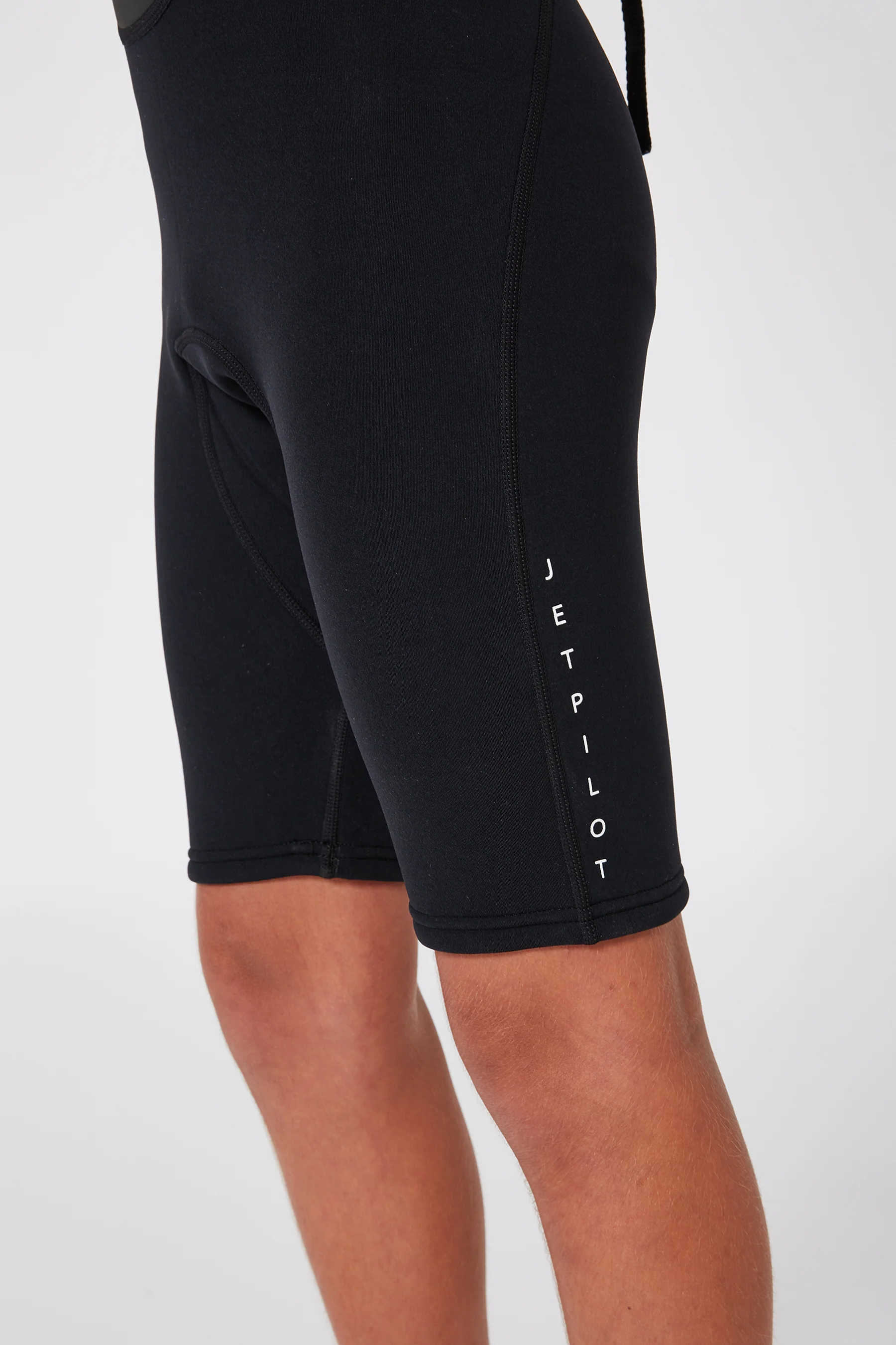 Jetpilot Flight Youth 2/2Mm Short Sleeve Springsuit - Black/Black - Image 8