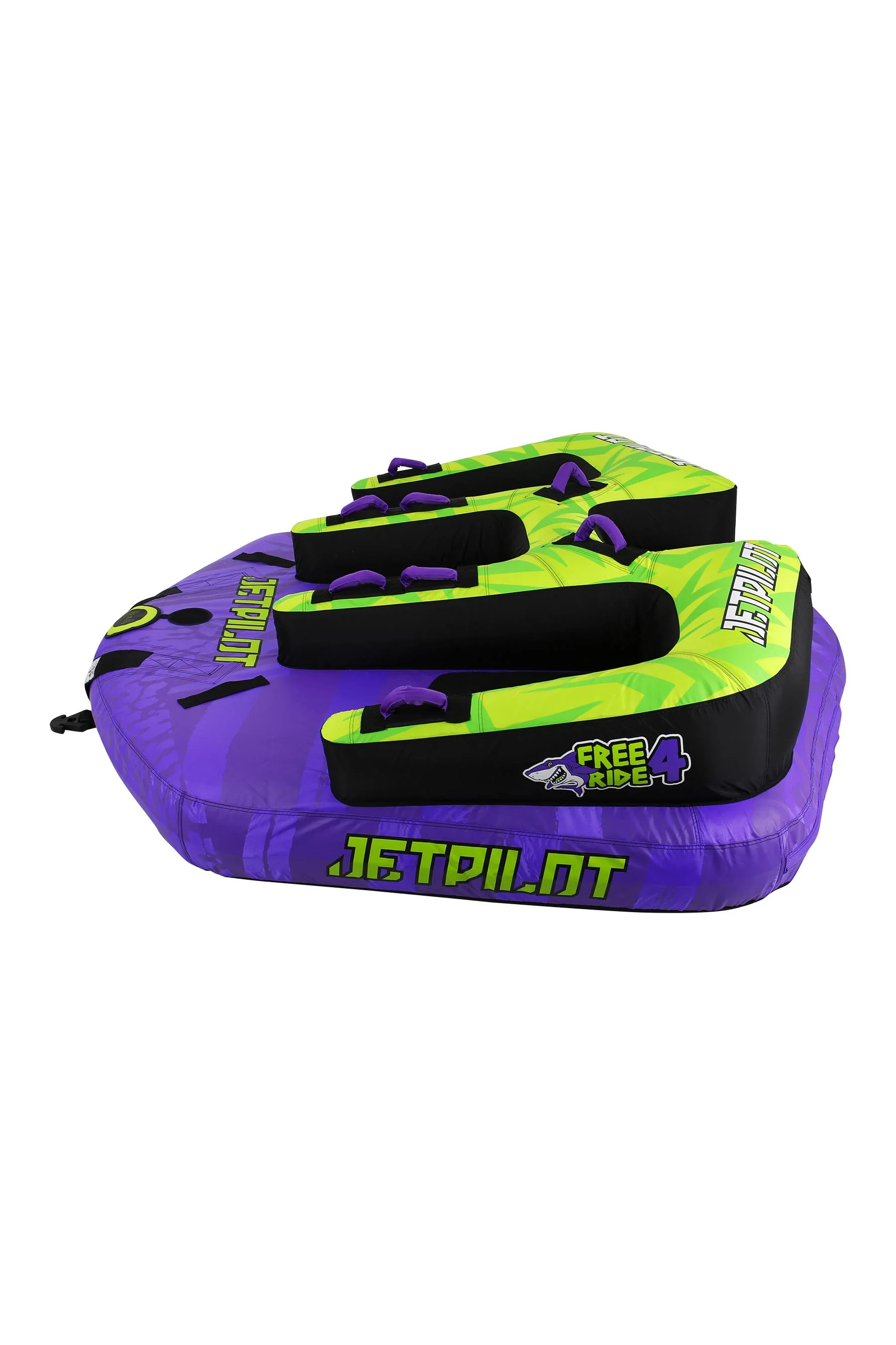 Jetpilot Freeride 4 Person Towable Tube - Purple/Green - Image 4