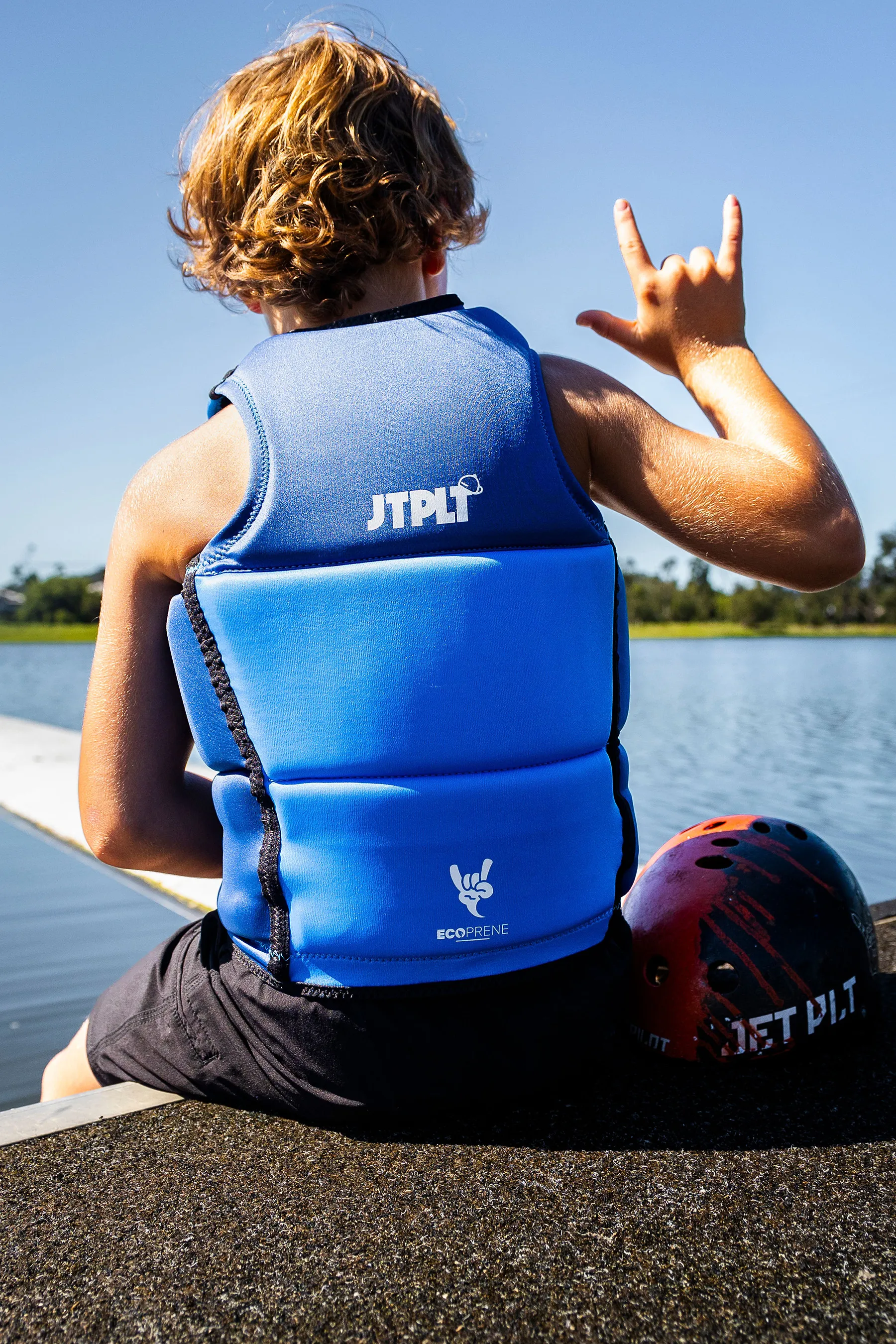 Jetpilot Freeride Boys Life Jacket - Blue - Image 4