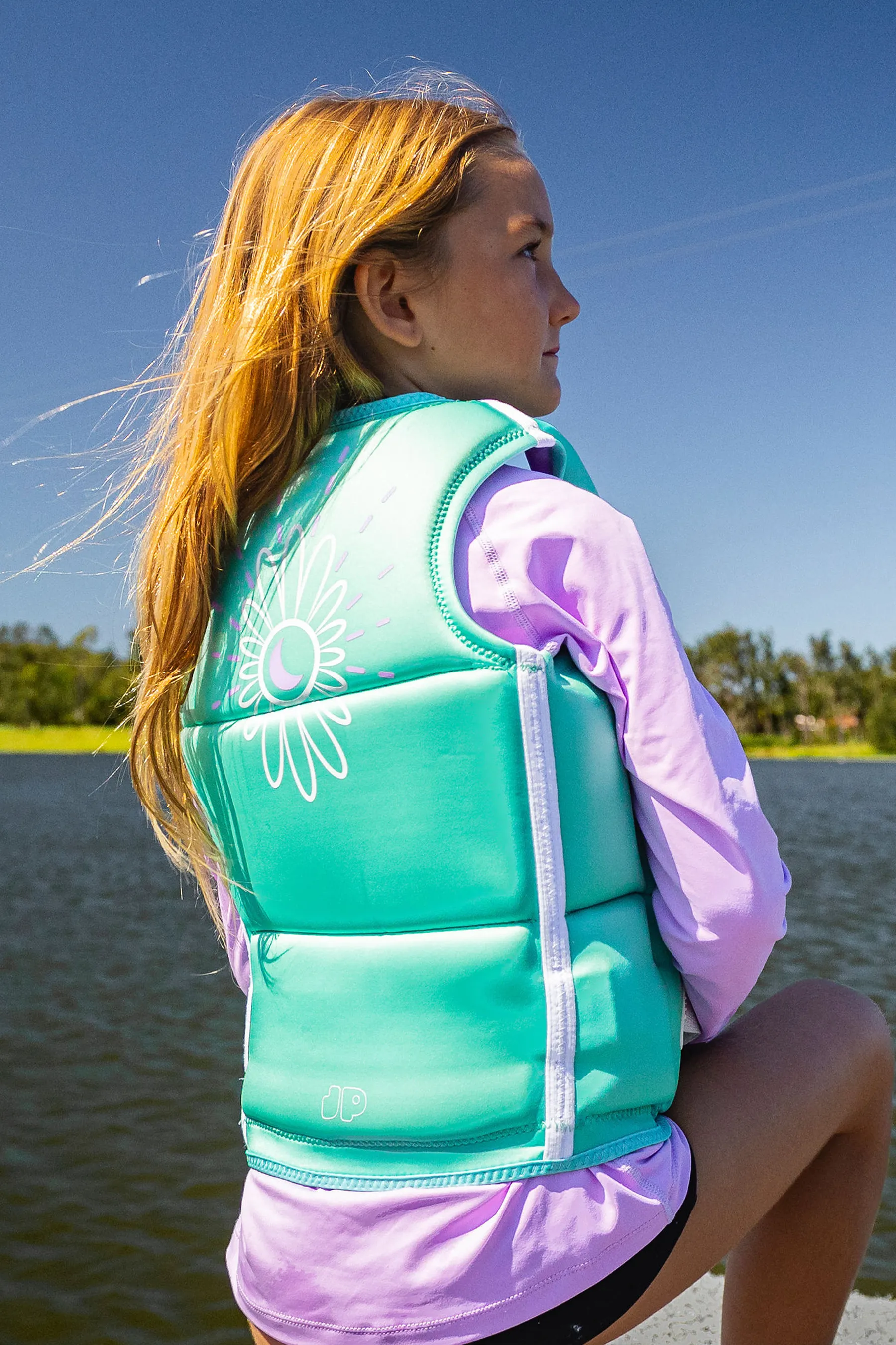Jetpilot Freeride Girls Life Jacket - Teal - Image 4