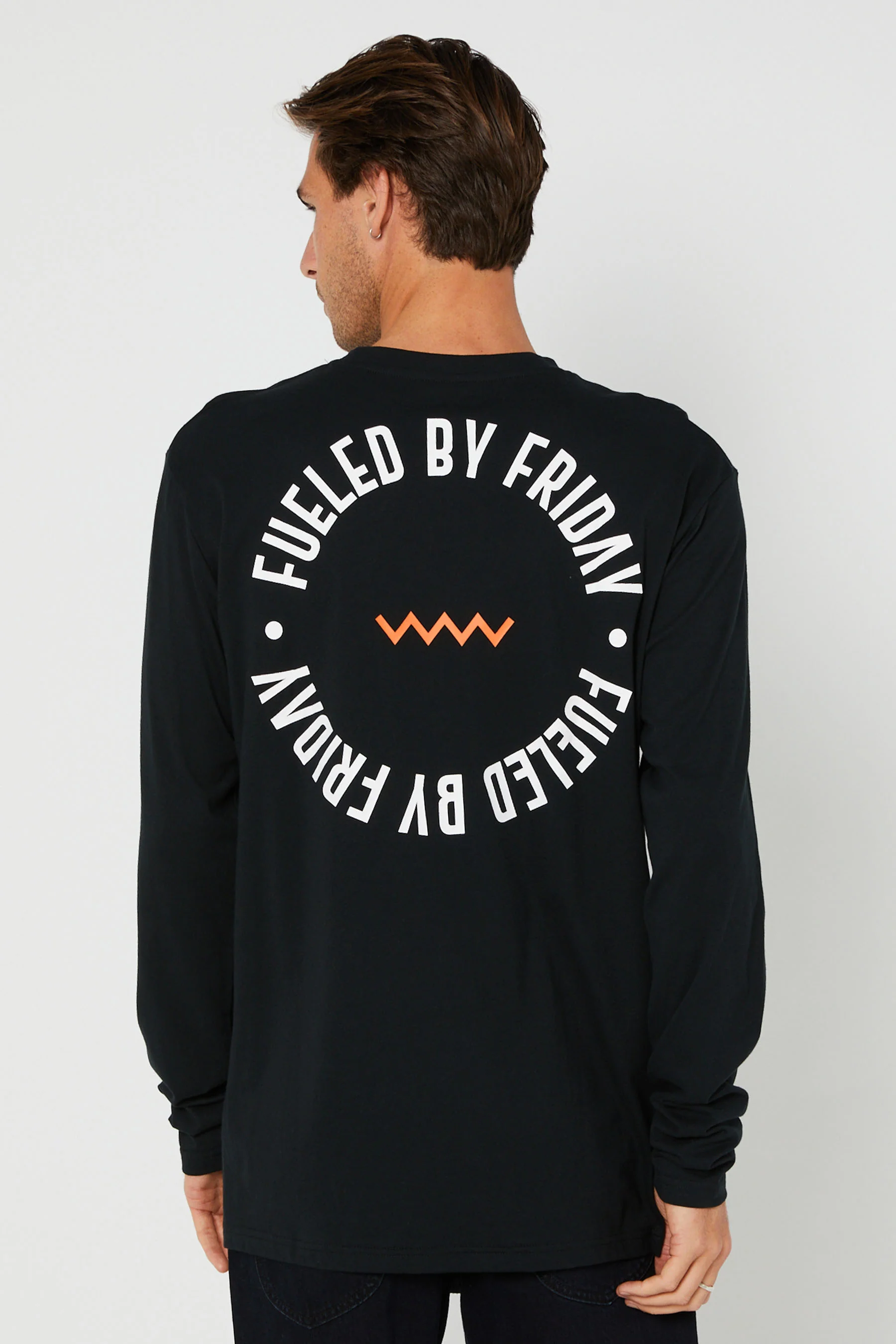 Jetpilot Friday Mens L/S Tee - Black - Image 3