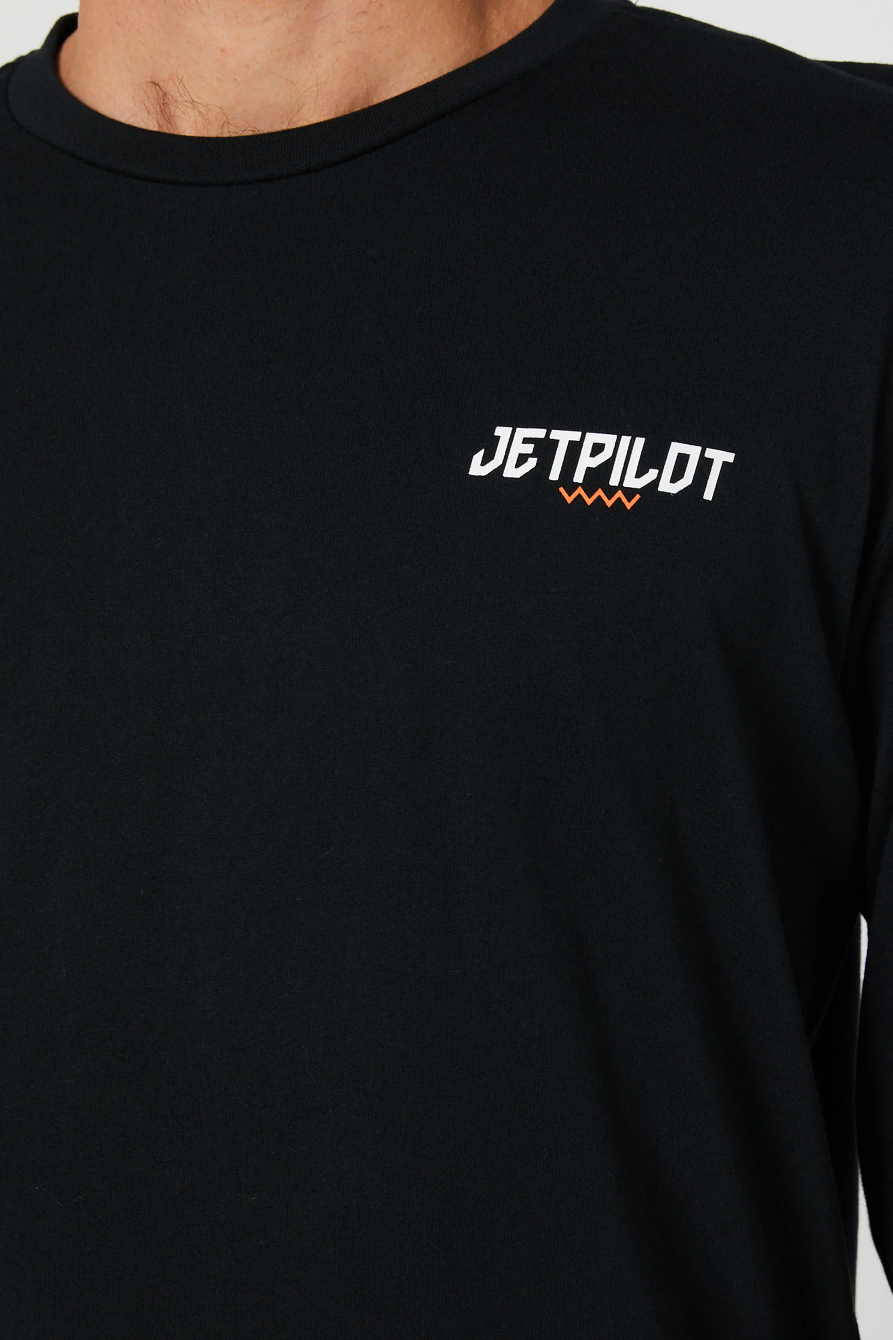 Jetpilot Friday Mens L/S Tee - Black - Image 4