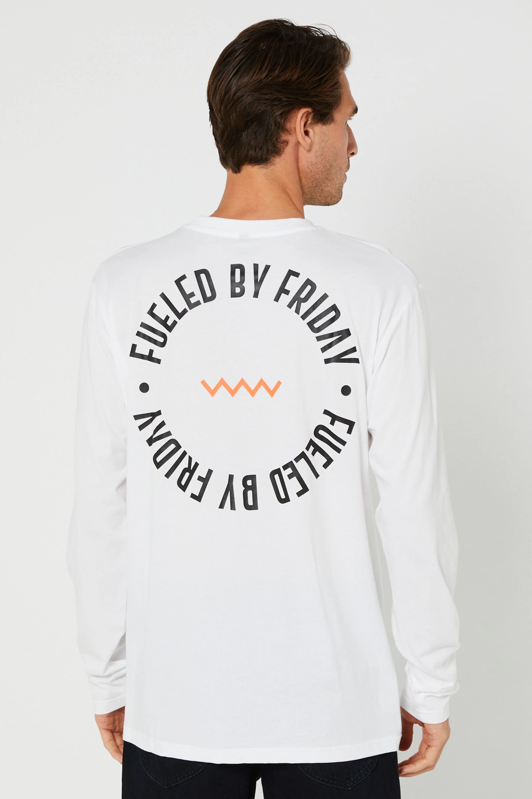 Jetpilot Friday Mens L/S Tee - White - Image 3